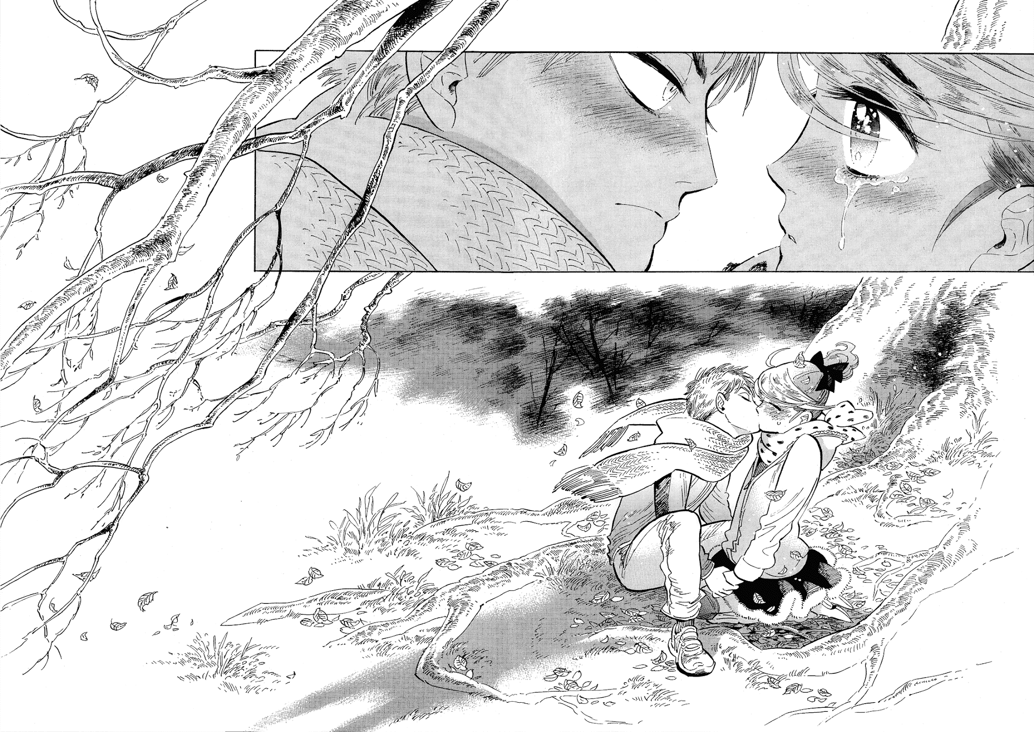 Ran to Haiiro no Sekai Chapter 45 page 22 - Chapter 45: A goodbye present for you as we pass on the road to spring (Part 002)