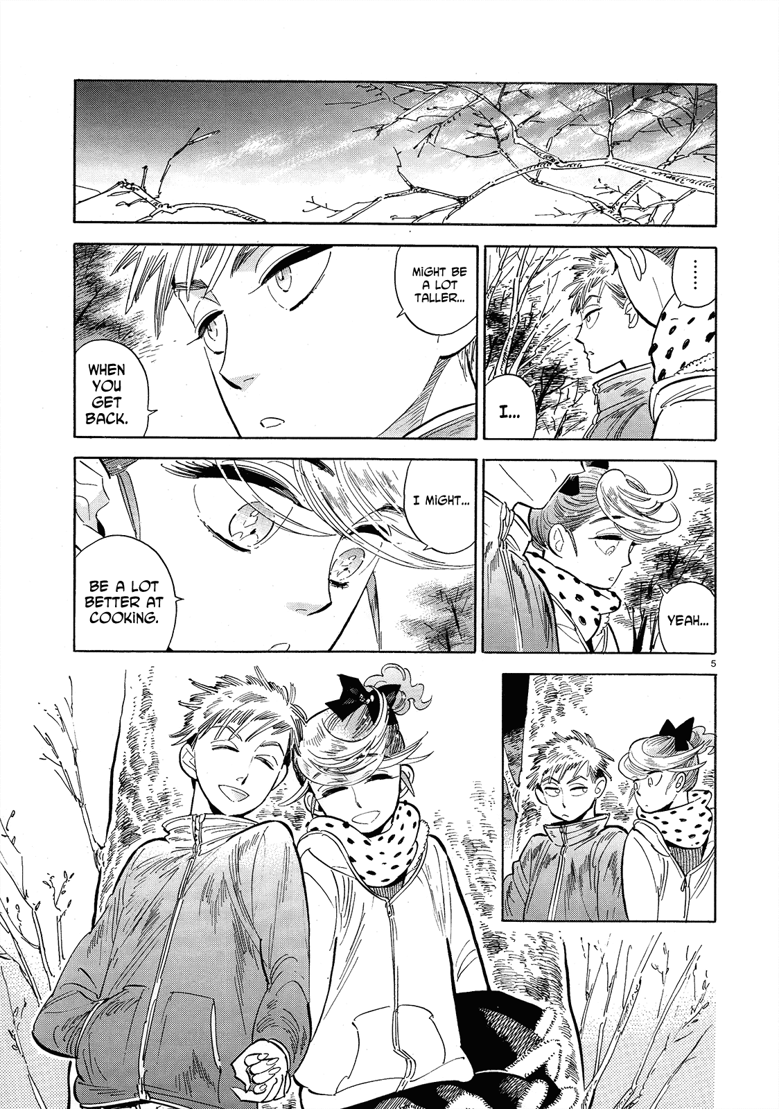 Ran to Haiiro no Sekai Chapter 45 page 5 - Chapter 45: A goodbye present for you as we pass on the road to spring (Part 002)
