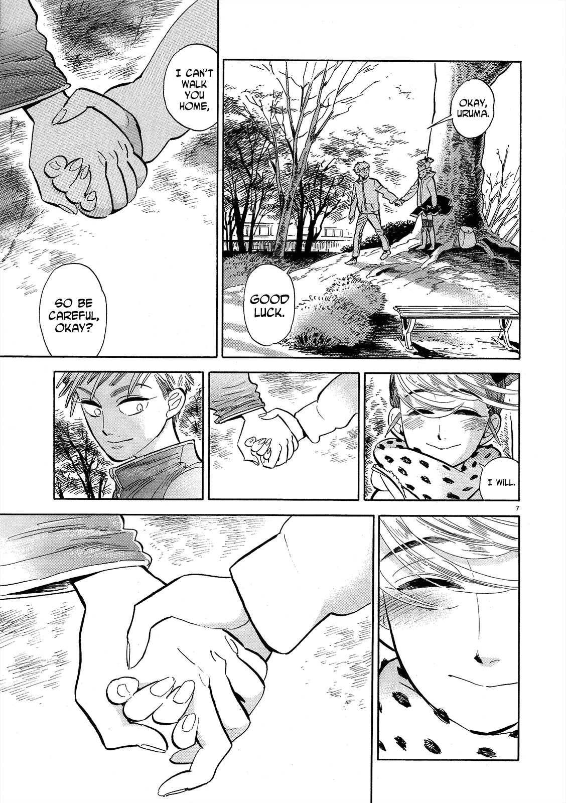 Ran to Haiiro no Sekai Chapter 45 page 7 - Chapter 45: A goodbye present for you as we pass on the road to spring (Part 002)