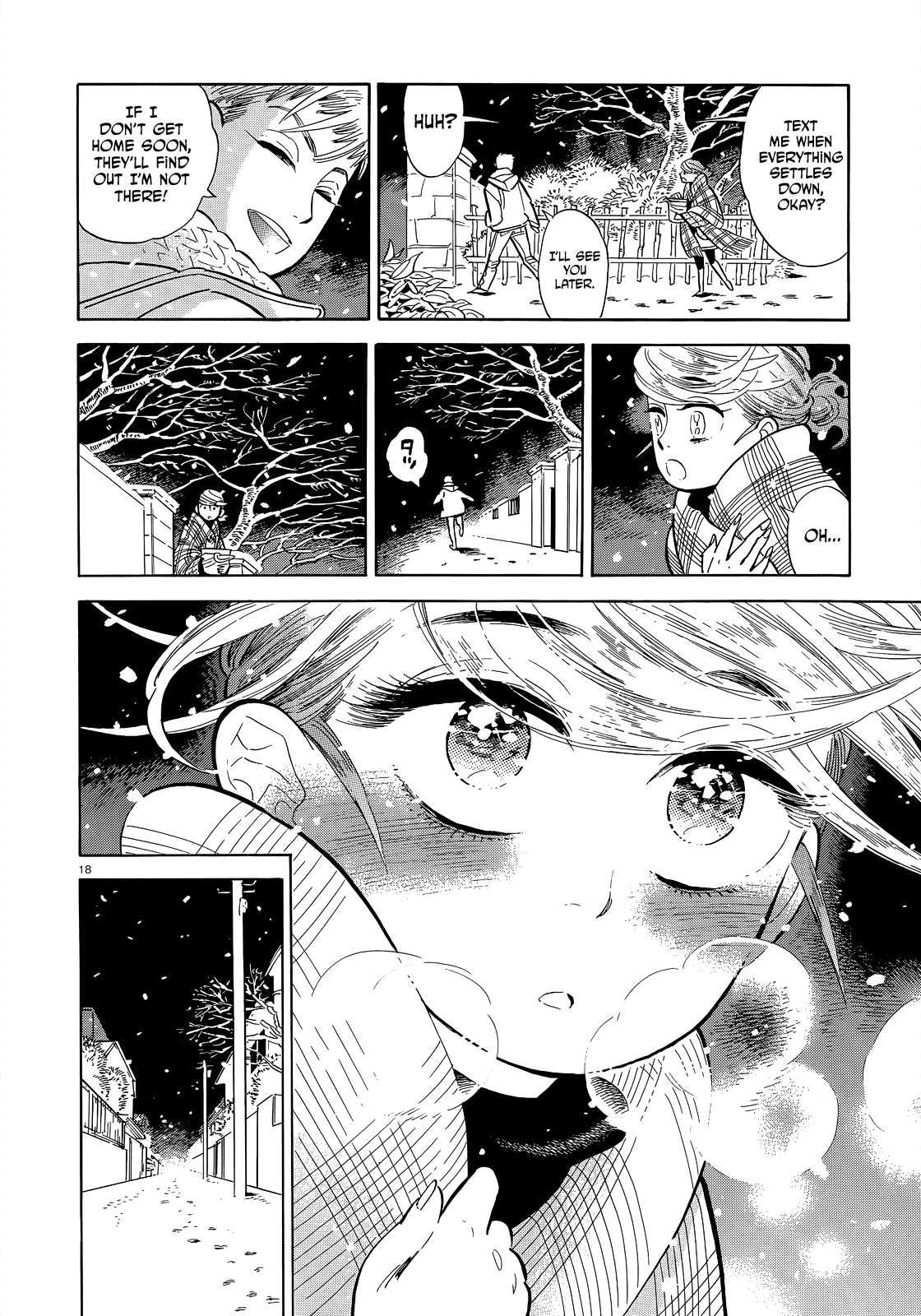 Ran to Haiiro no Sekai Chapter 46 page 18 - Chapter 46: A goodbye present for you as we pass on the road to spring (Part 003)
