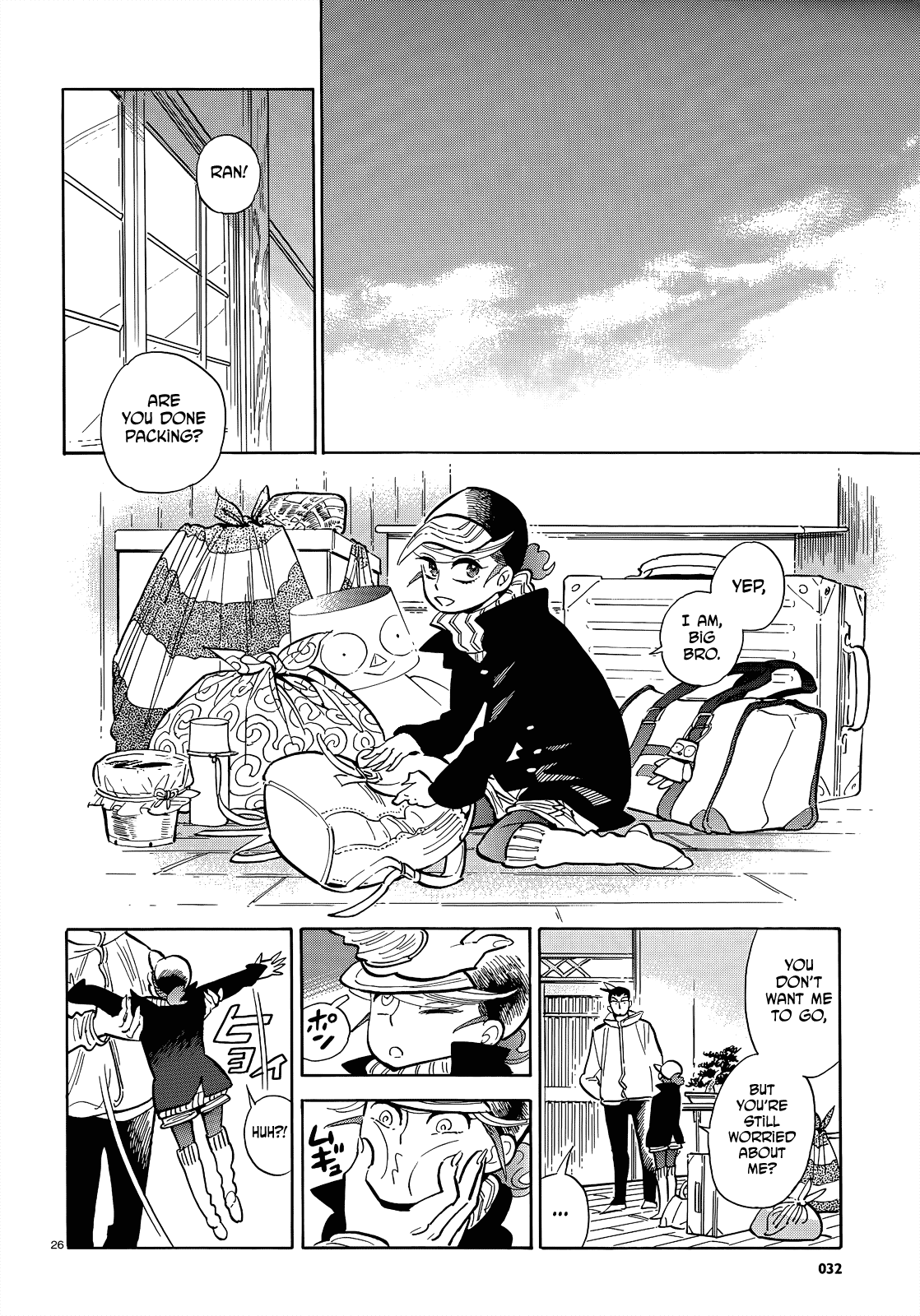 Ran to Haiiro no Sekai Chapter 46 page 26 - Chapter 46: A goodbye present for you as we pass on the road to spring (Part 003)