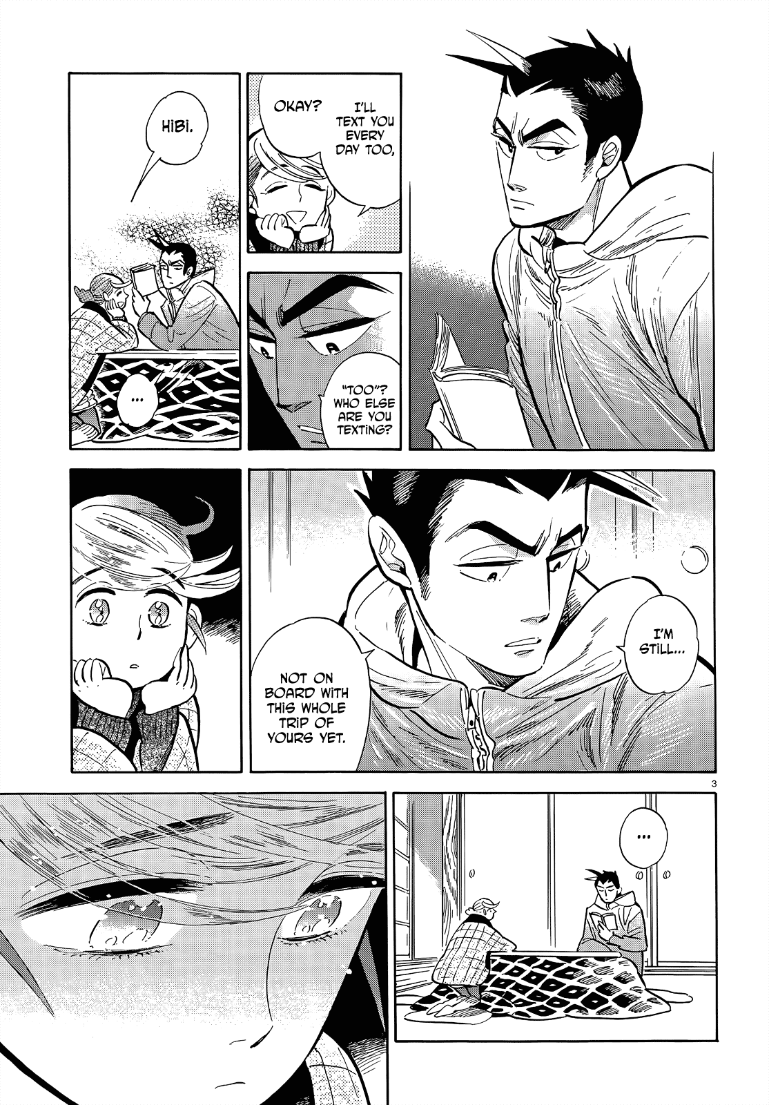 Ran to Haiiro no Sekai Chapter 46 page 3 - Chapter 46: A goodbye present for you as we pass on the road to spring (Part 003)