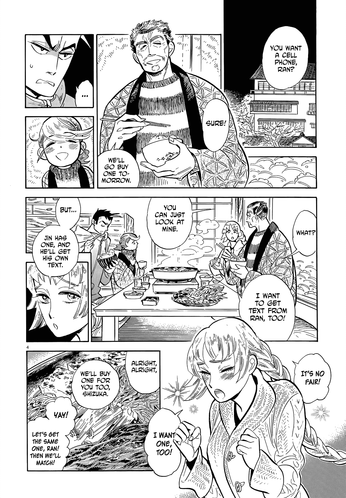 Ran to Haiiro no Sekai Chapter 46 page 4 - Chapter 46: A goodbye present for you as we pass on the road to spring (Part 003)