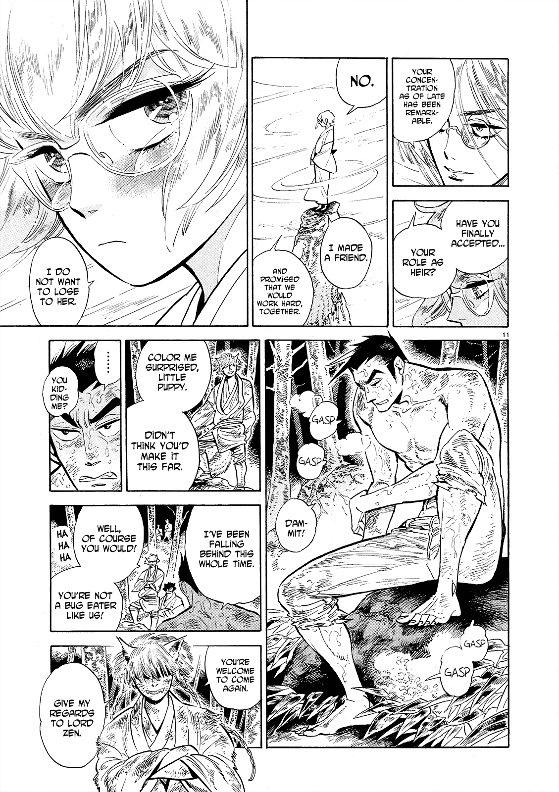 Ran to Haiiro no Sekai Chapter 47 page 11 - Chapter 47: New Leaves
