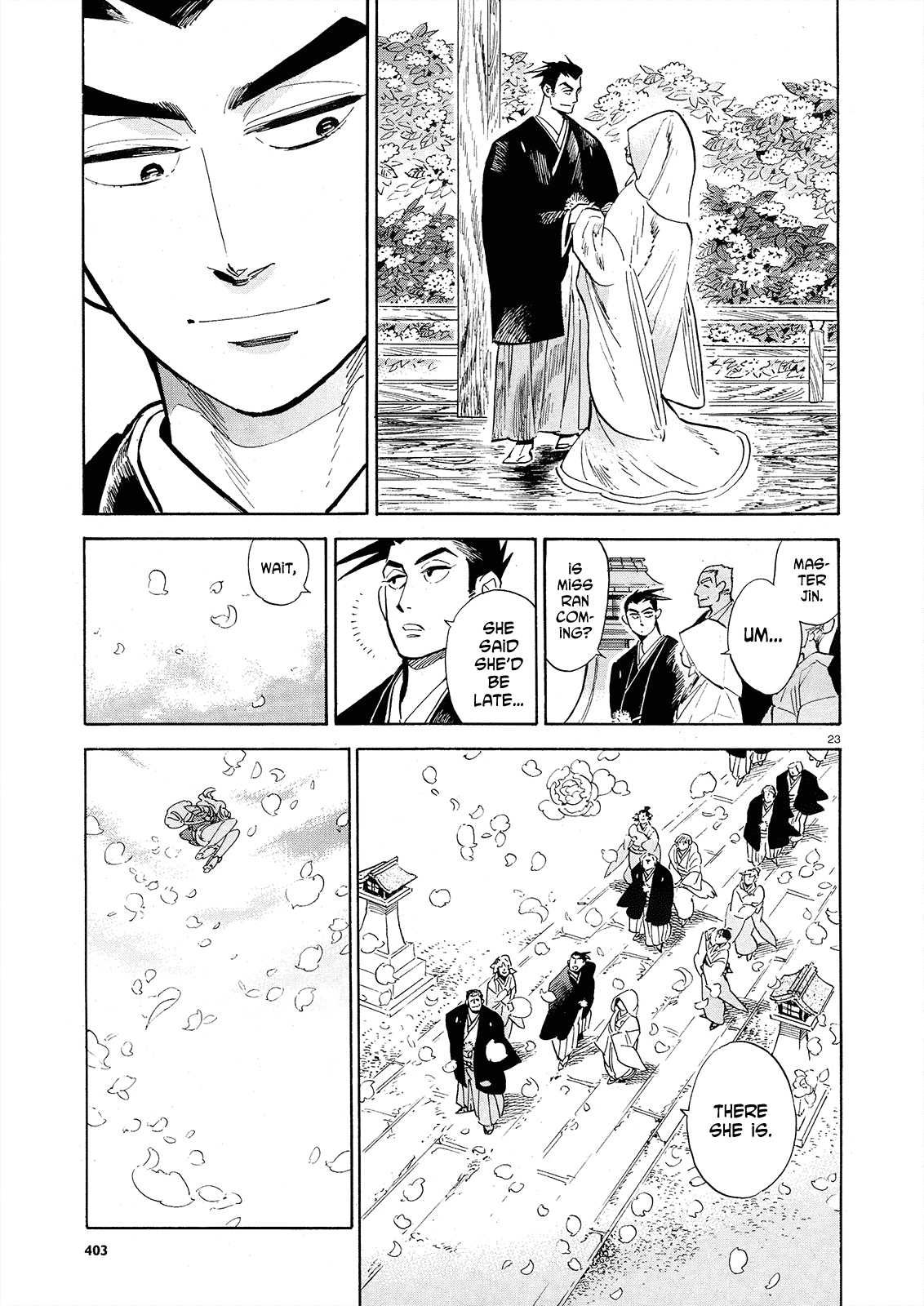 Ran to Haiiro no Sekai Chapter 47 page 23 - Chapter 47: New Leaves