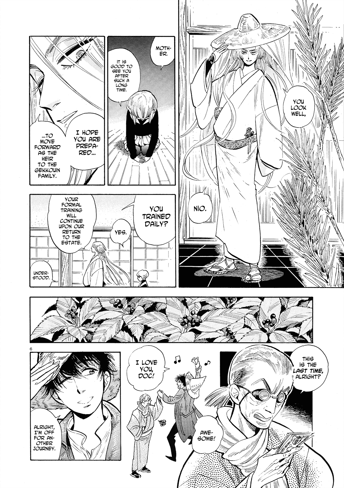 Ran to Haiiro no Sekai Chapter 47 page 6 - Chapter 47: New Leaves