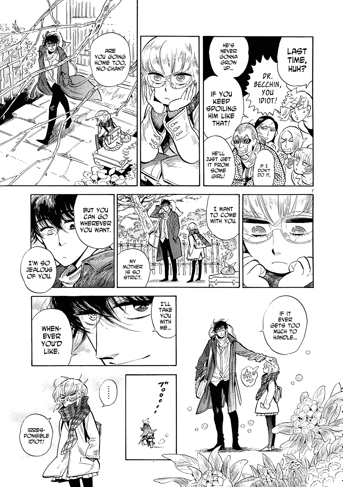 Ran to Haiiro no Sekai Chapter 47 page 7 - Chapter 47: New Leaves