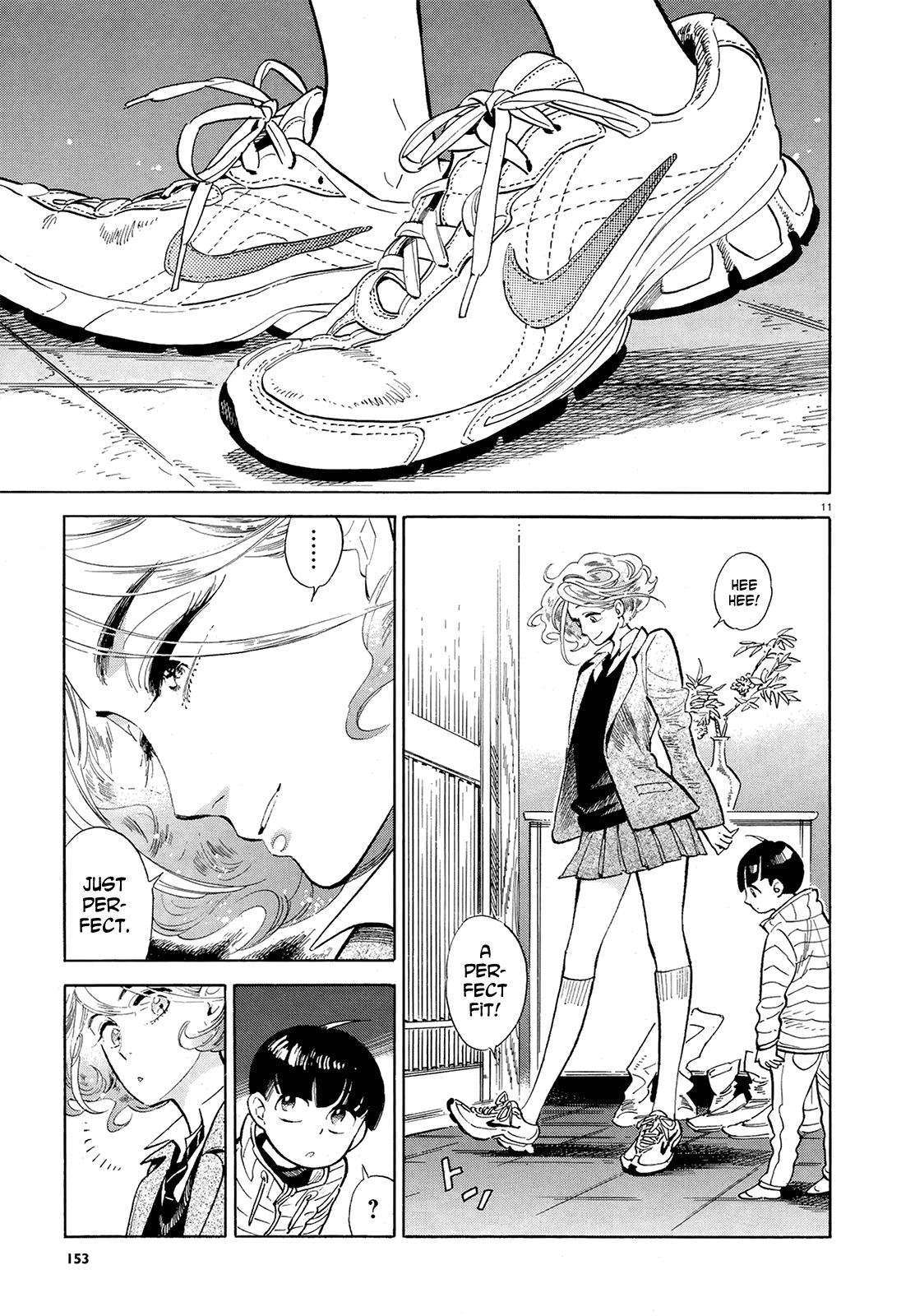Ran to Haiiro no Sekai Chapter 48 page 11 - Chapter 48: Up Into the Clouds [End]