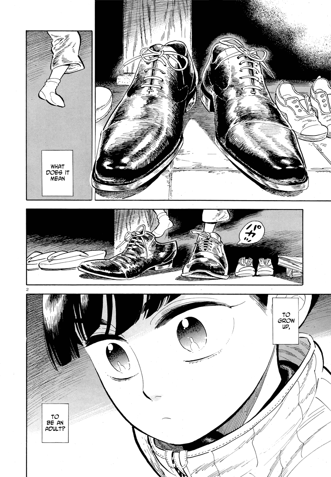 Ran to Haiiro no Sekai Chapter 48 page 2 - Chapter 48: Up Into the Clouds [End]