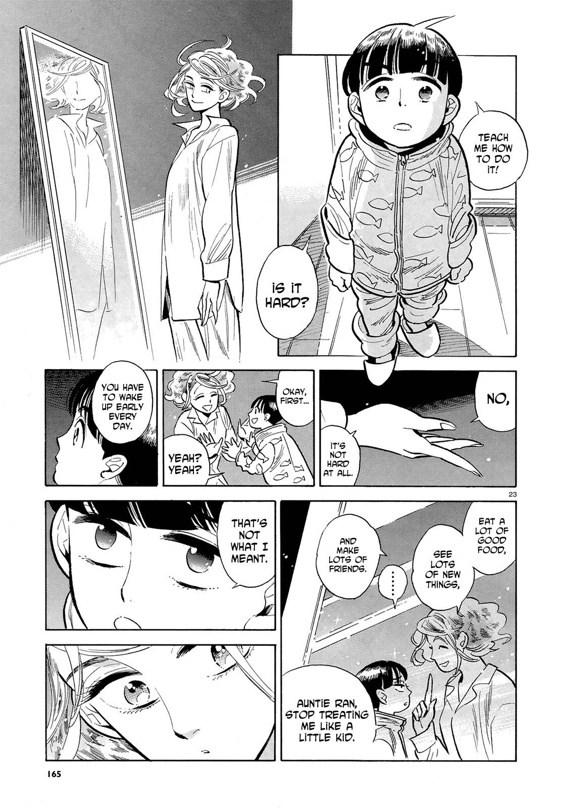 Ran to Haiiro no Sekai Chapter 48 page 23 - Chapter 48: Up Into the Clouds [End]