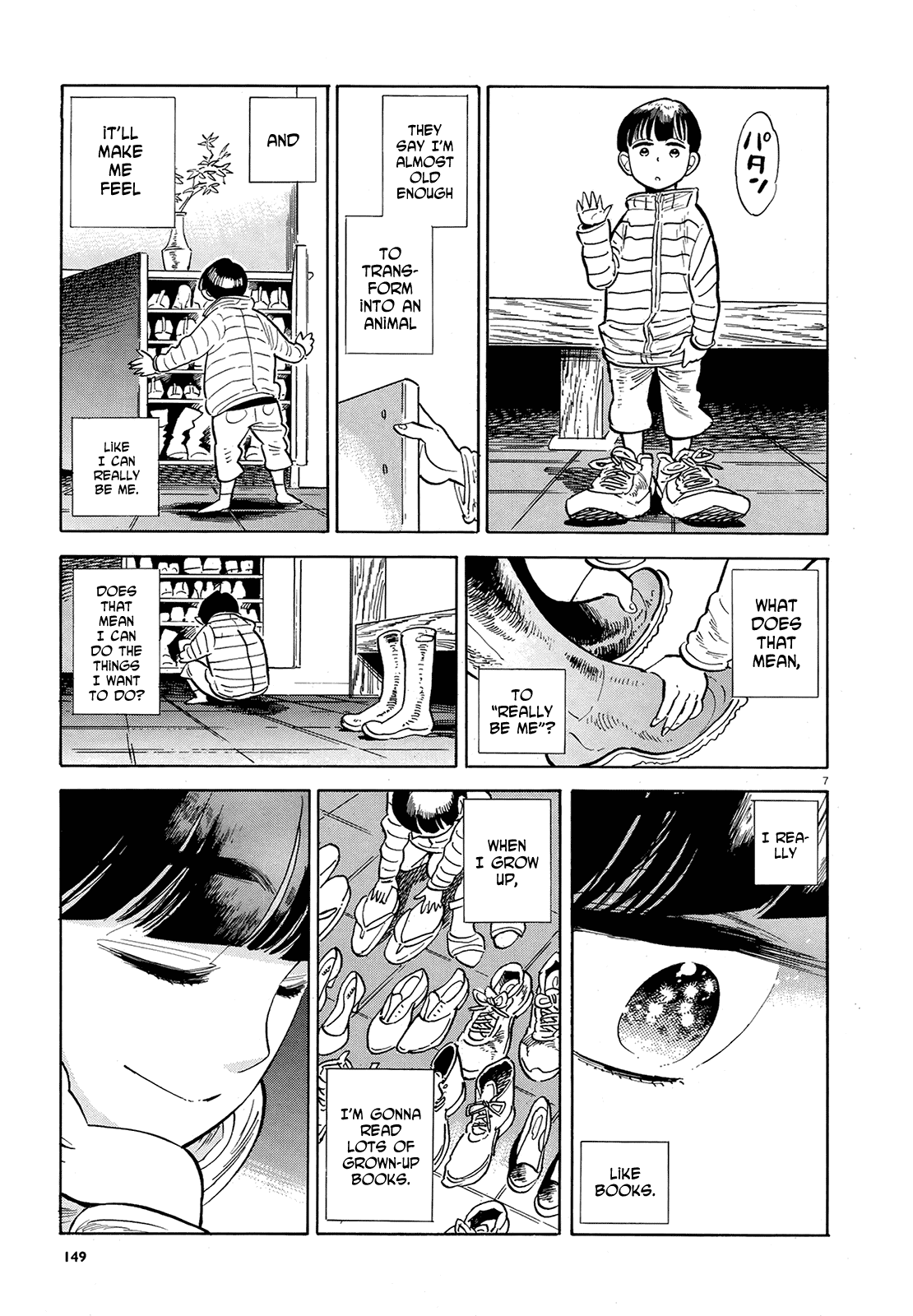 Ran to Haiiro no Sekai Chapter 48 page 7 - Chapter 48: Up Into the Clouds [End]
