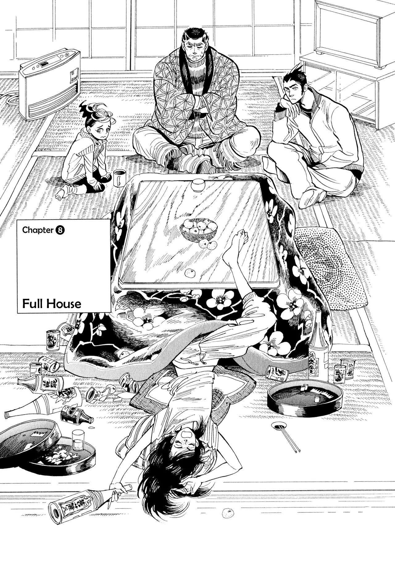 Ran to Haiiro no Sekai Chapter 8 page 1 - Chapter 8: Full House