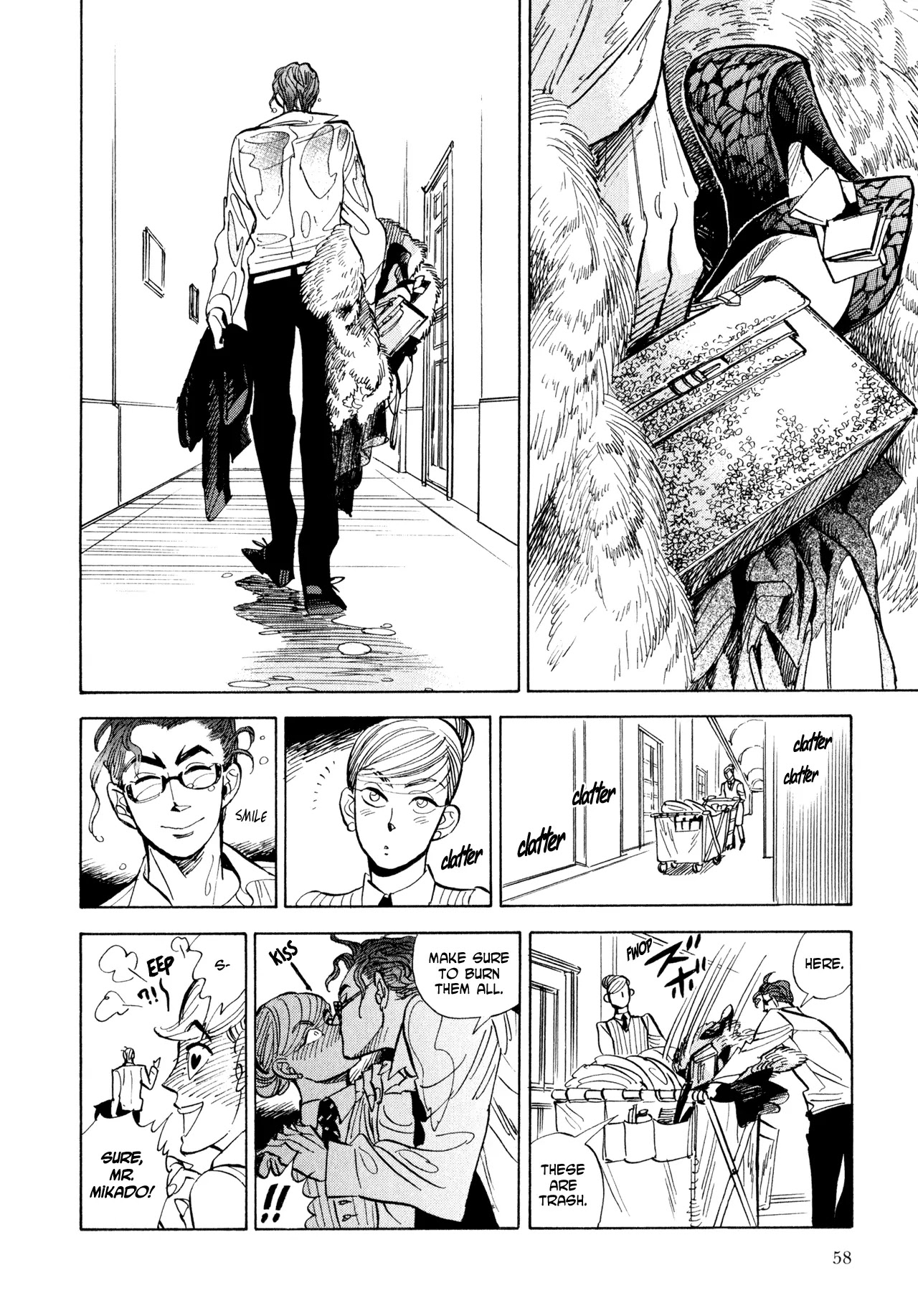 Ran to Haiiro no Sekai Chapter 8 page 24 - Chapter 8: Full House