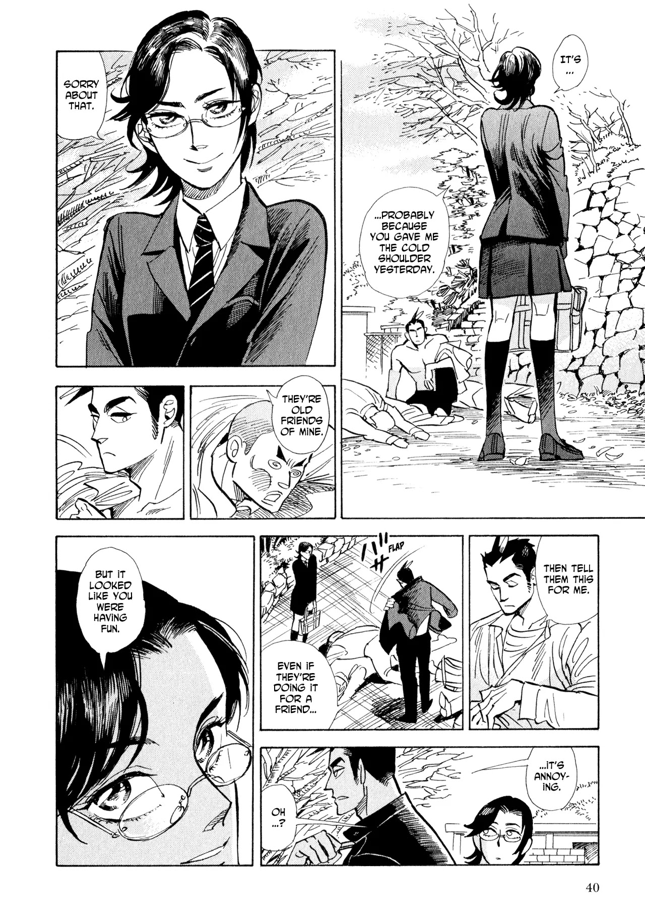 Ran to Haiiro no Sekai Chapter 8 page 6 - Chapter 8: Full House