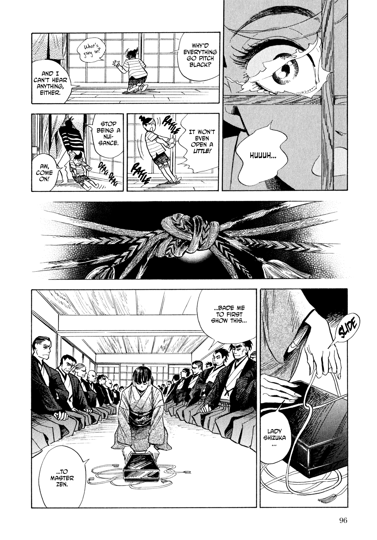 Ran to Haiiro no Sekai Chapter 9 page 12 - Chapter 9: Zen, Leaping and Flying About