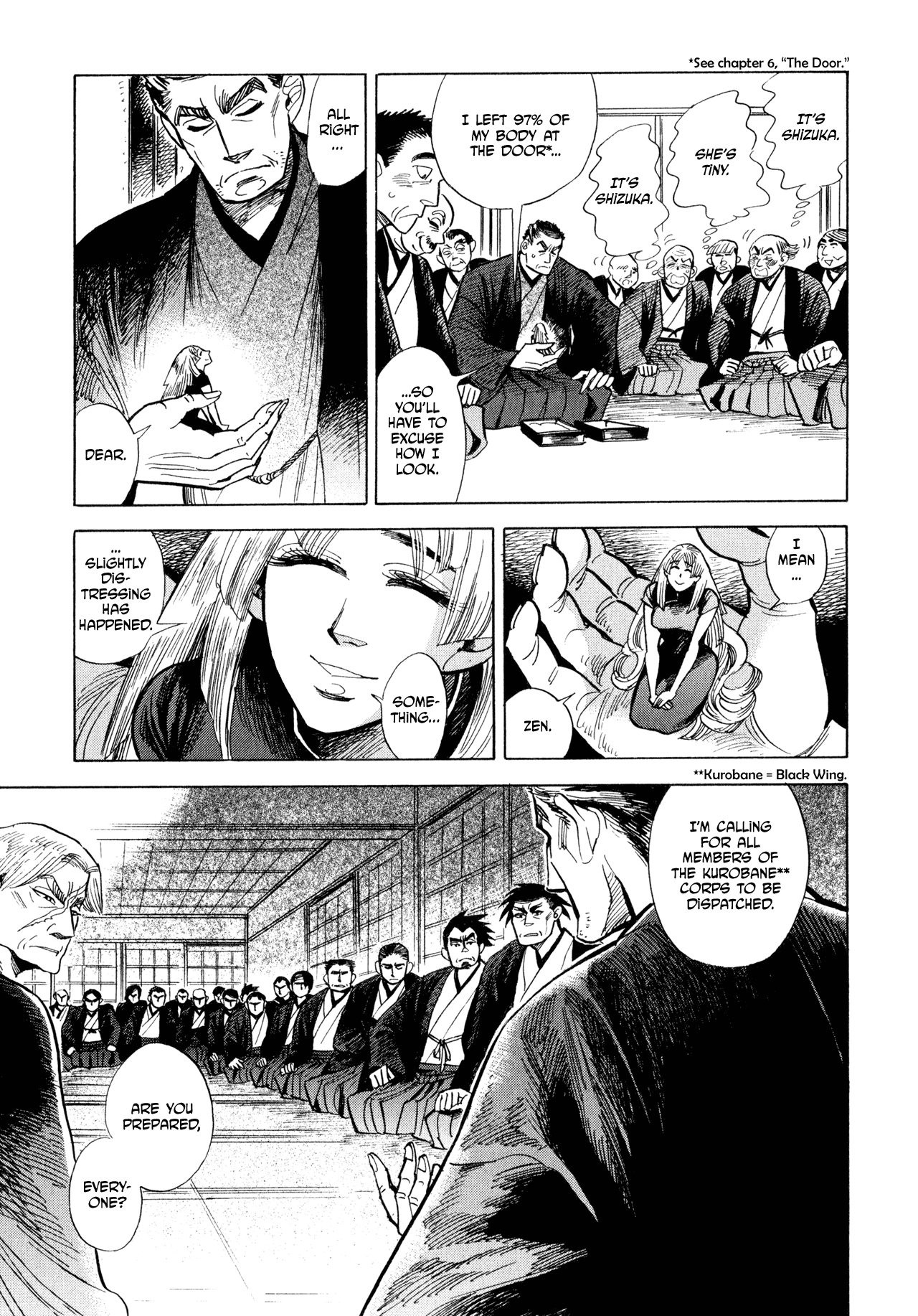 Ran to Haiiro no Sekai Chapter 9 page 15 - Chapter 9: Zen, Leaping and Flying About