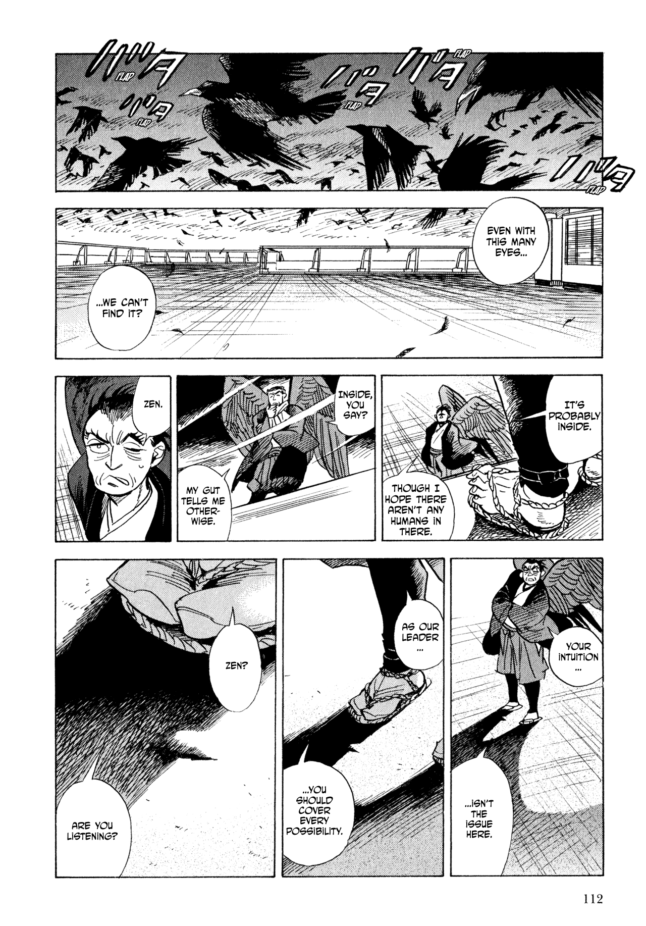 Ran to Haiiro no Sekai Chapter 9 page 27 - Chapter 9: Zen, Leaping and Flying About