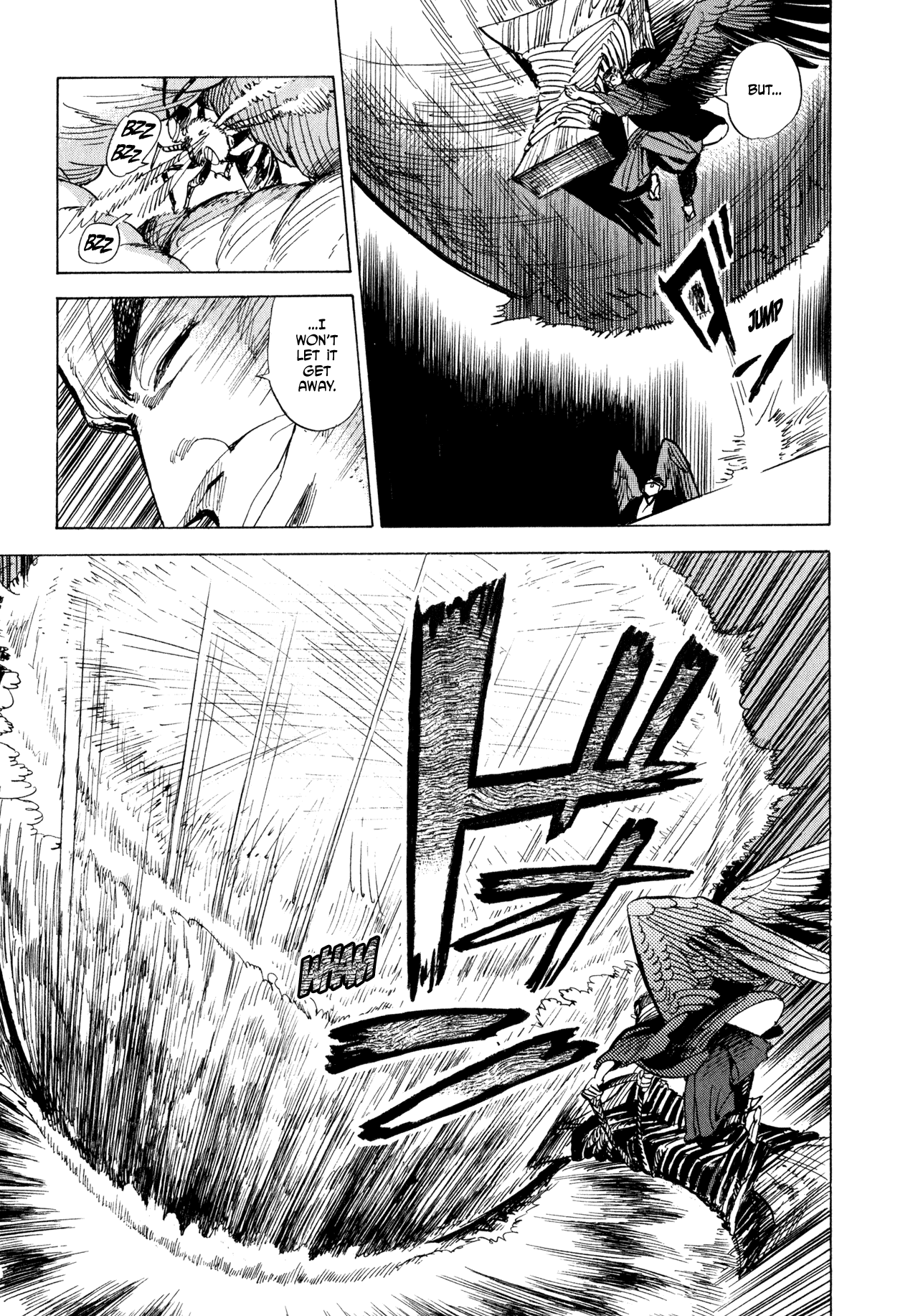 Ran to Haiiro no Sekai Chapter 9 page 30 - Chapter 9: Zen, Leaping and Flying About