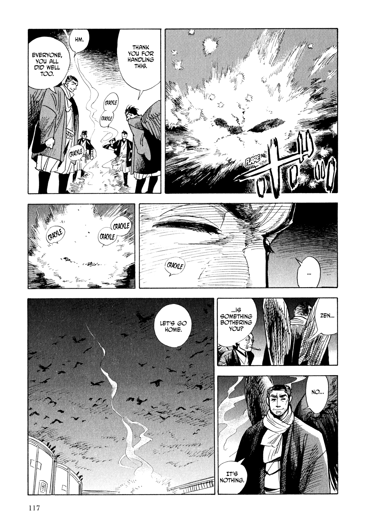 Ran to Haiiro no Sekai Chapter 9 page 32 - Chapter 9: Zen, Leaping and Flying About