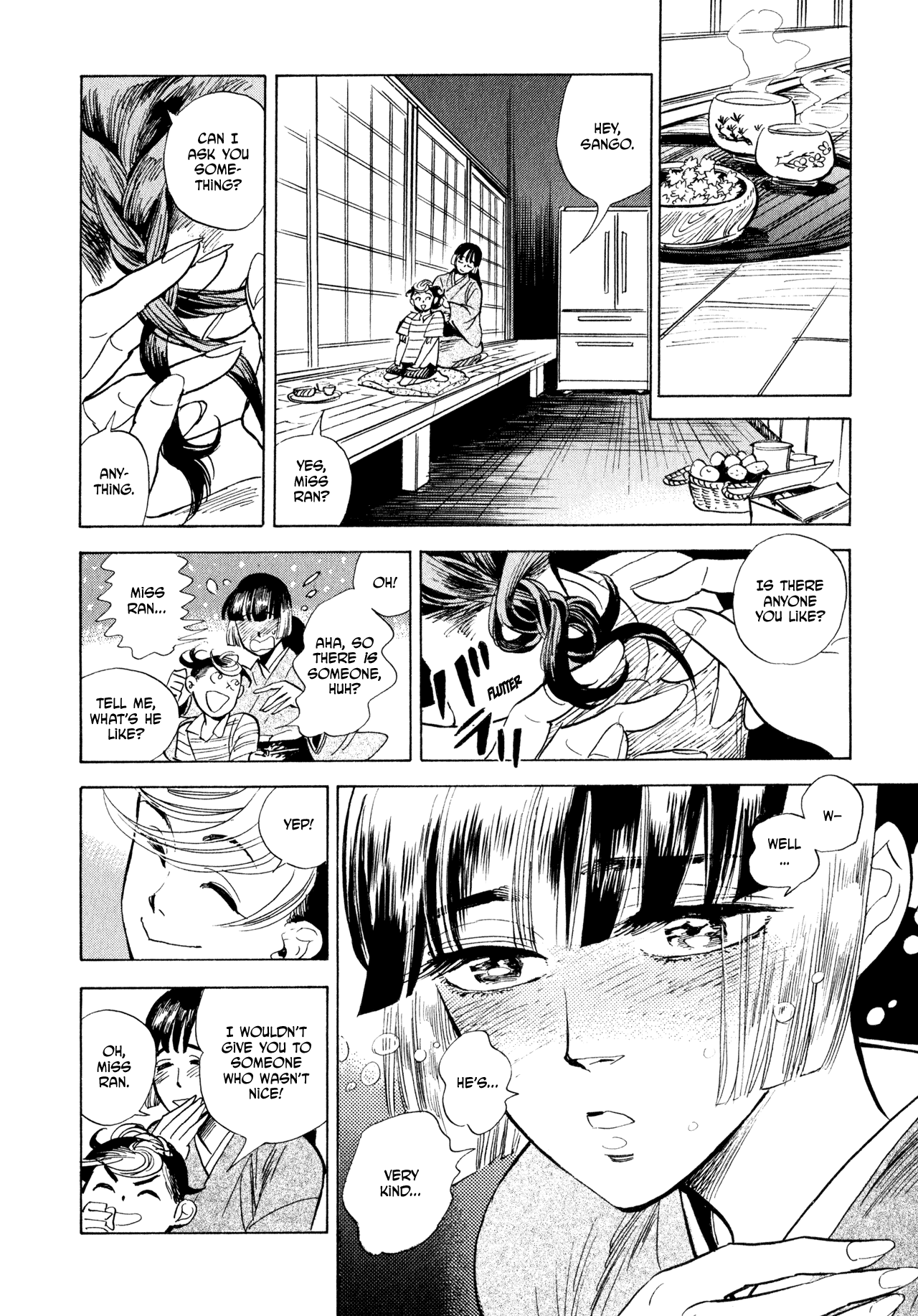 Ran to Haiiro no Sekai Chapter 9 page 33 - Chapter 9: Zen, Leaping and Flying About