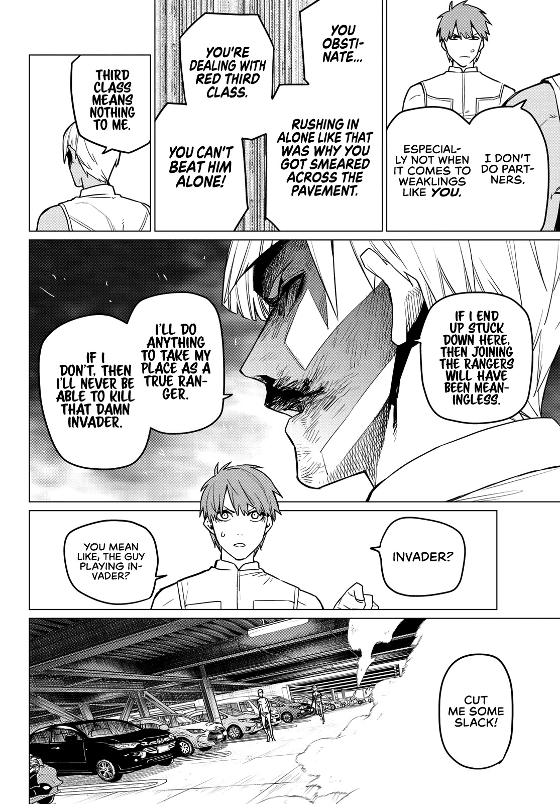 Ranger Reject Chapter 19 page 11 - Chapter 19: The Bailong Exams: Facing the Red Invader, Part 2