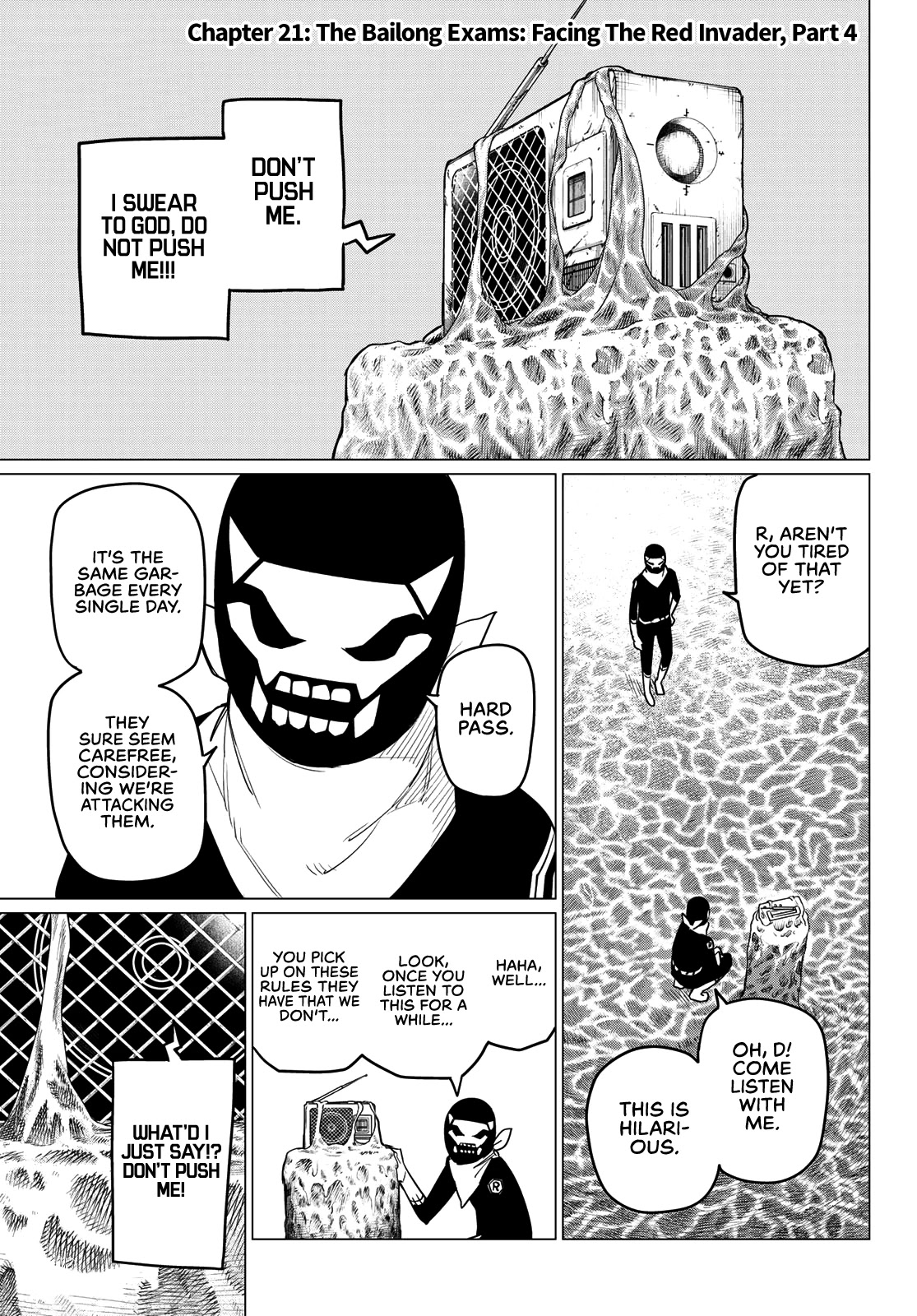 Ranger Reject Chapter 21 page 2 - Chapter 21: The Bailong Exams: Facing the Red Invader, Part 4