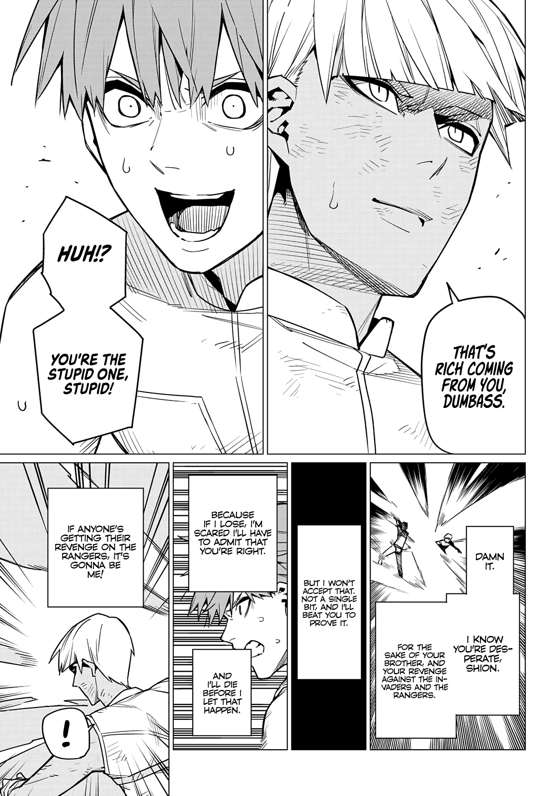 Ranger Reject Chapter 36 page 8 - Chapter 36: The Bailong Exams: Facing the Cadet Team, Part 8