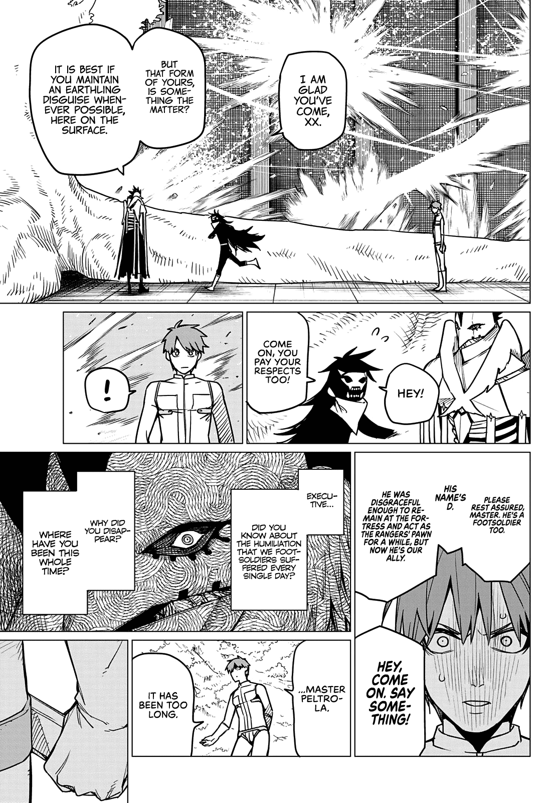 Ranger Reject Chapter 40 page 15 - Chapter 40: Blue Keeper vs. Peltrola