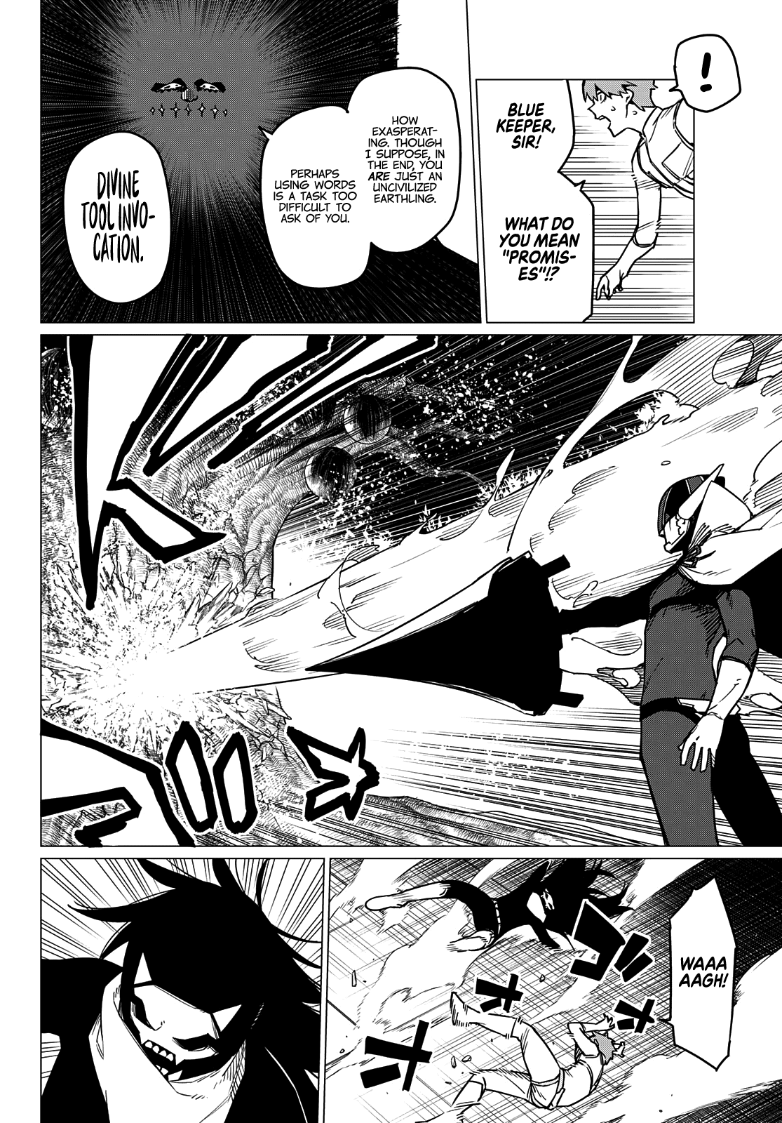 Ranger Reject Chapter 40 page 5 - Chapter 40: Blue Keeper vs. Peltrola