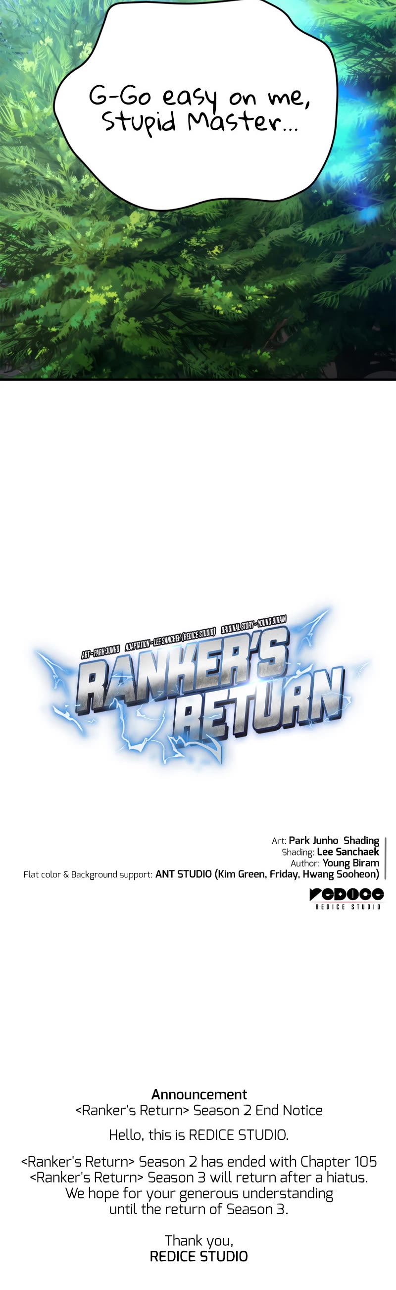 Ranker's Return (Remake) Chapter 105 page 65 - Chapter 105: Season 2 END