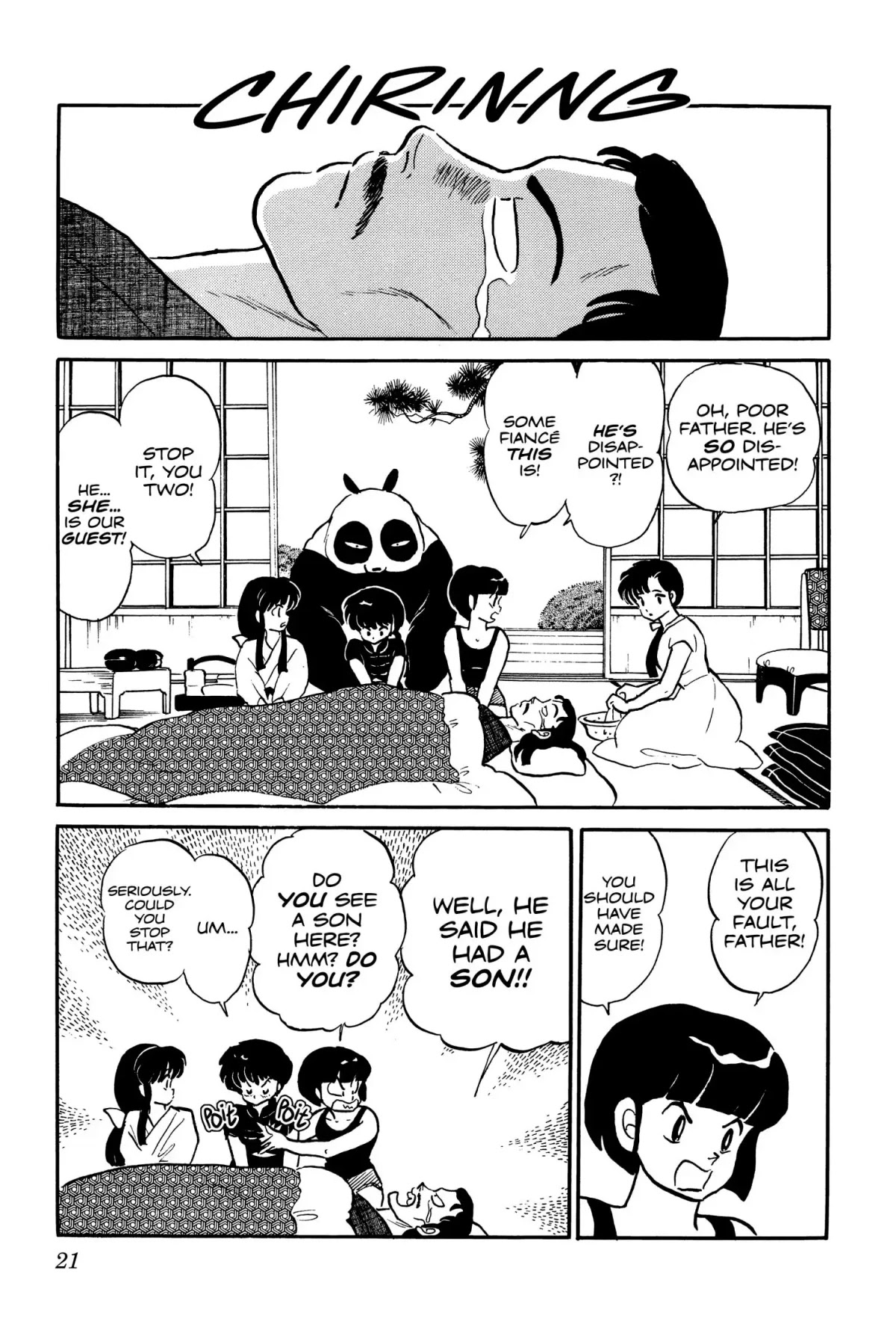 Ranma 1/2 Chapter 1 page 21 - Chapter 1: Here's Ranma