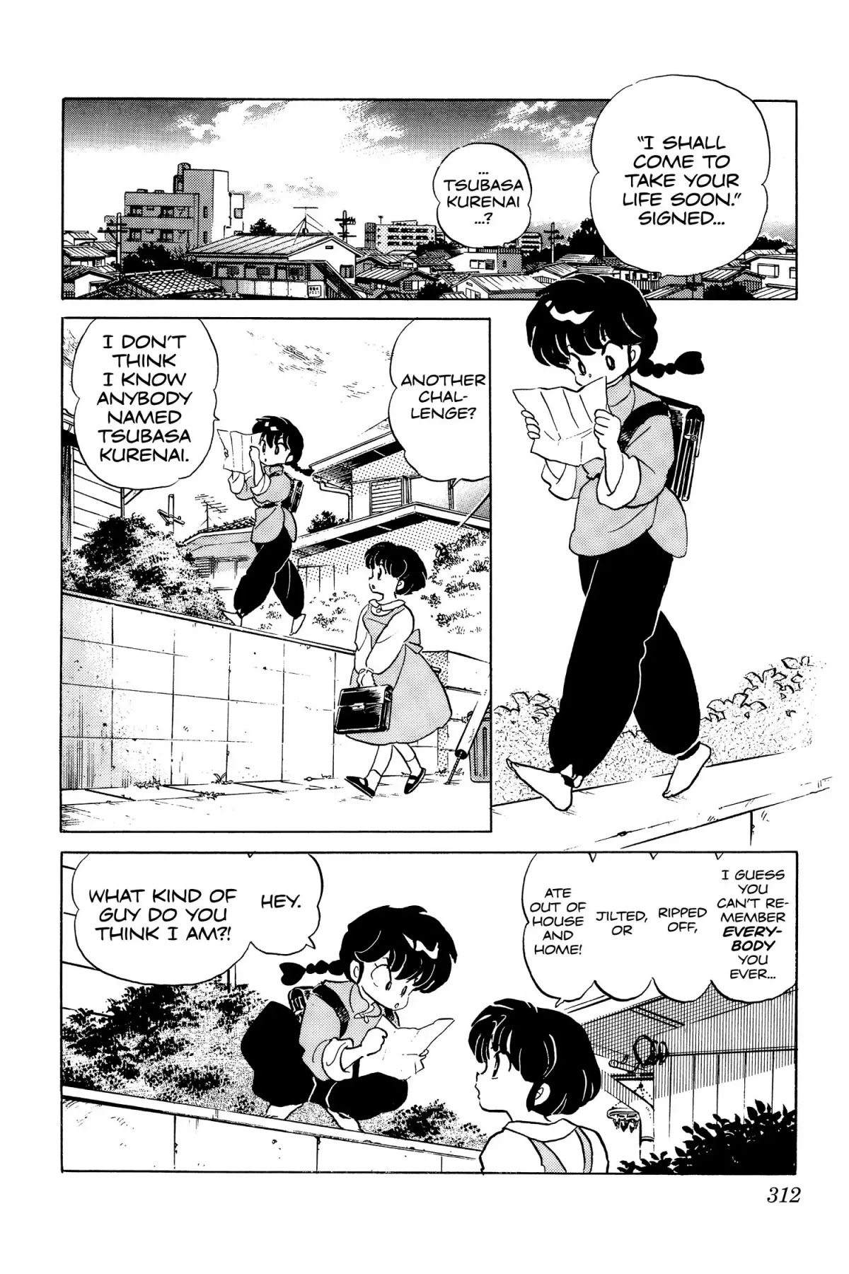 Ranma 1/2 Chapter 100 page 2 - Chapter 100: Tsubasa Kurenai Busts Loose!