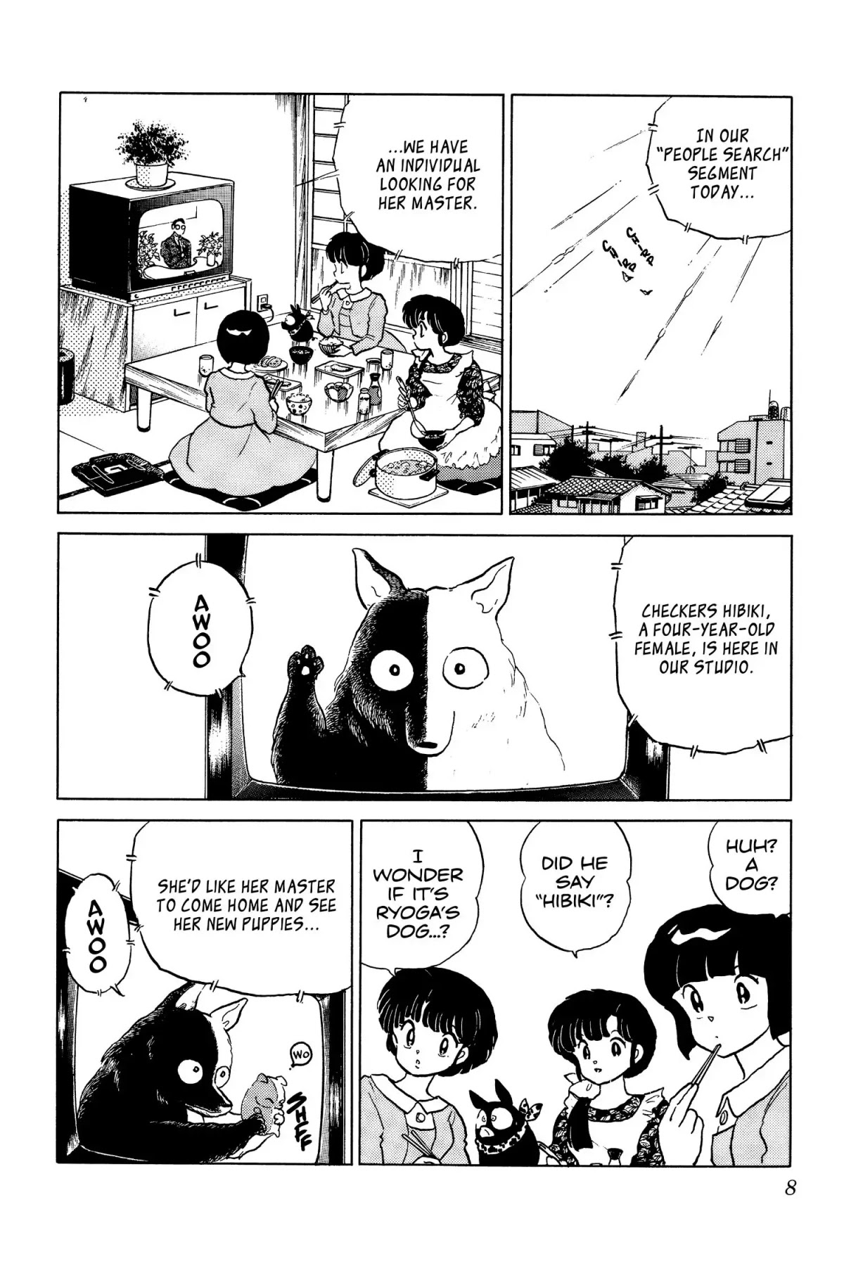 Ranma 1/2 Chapter 103 page 8 - Chapter 103: Ryoga, Come Home