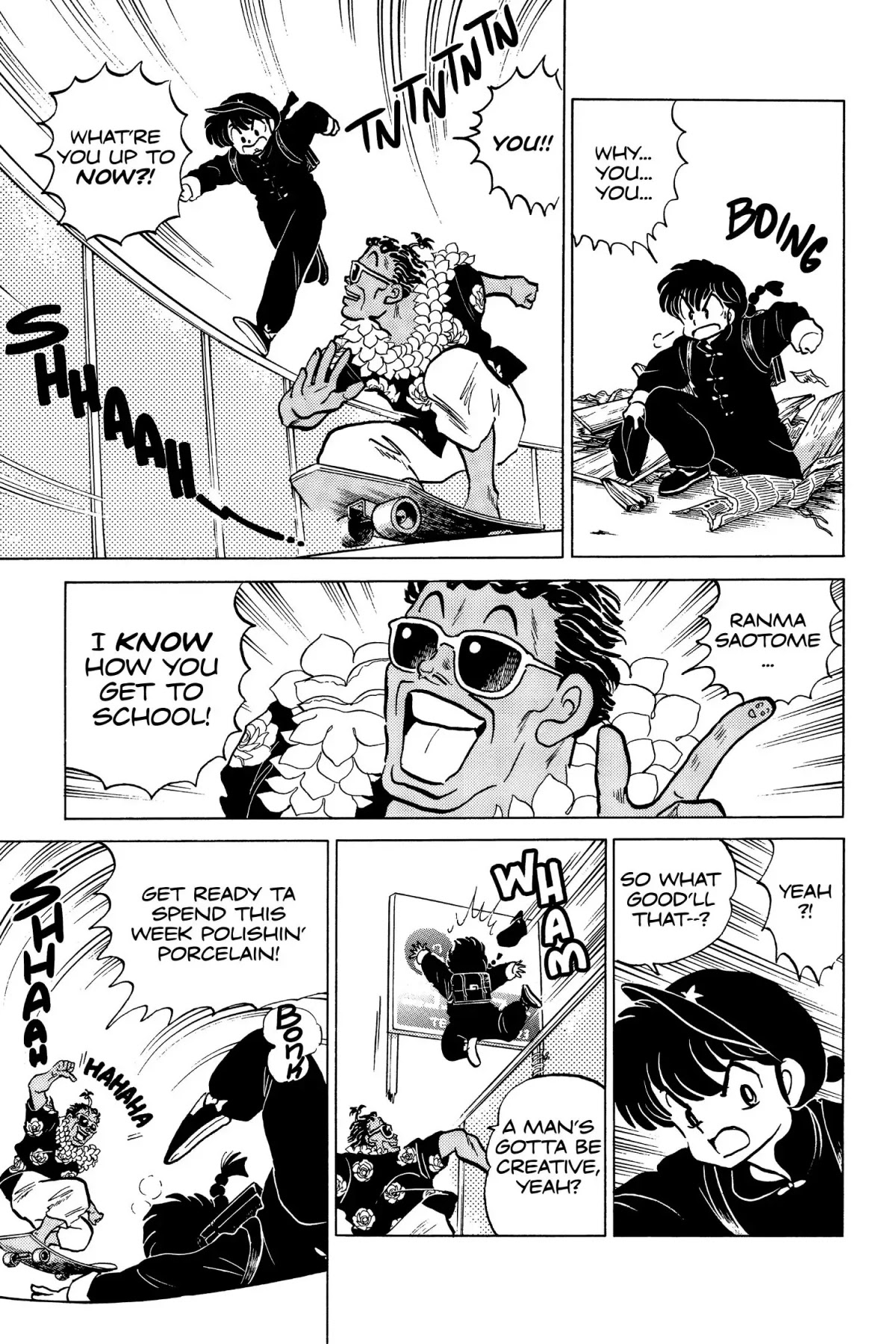 Ranma 1/2 Chapter 119 page 7 - Chapter 119: Gonna Make You Tardy!
