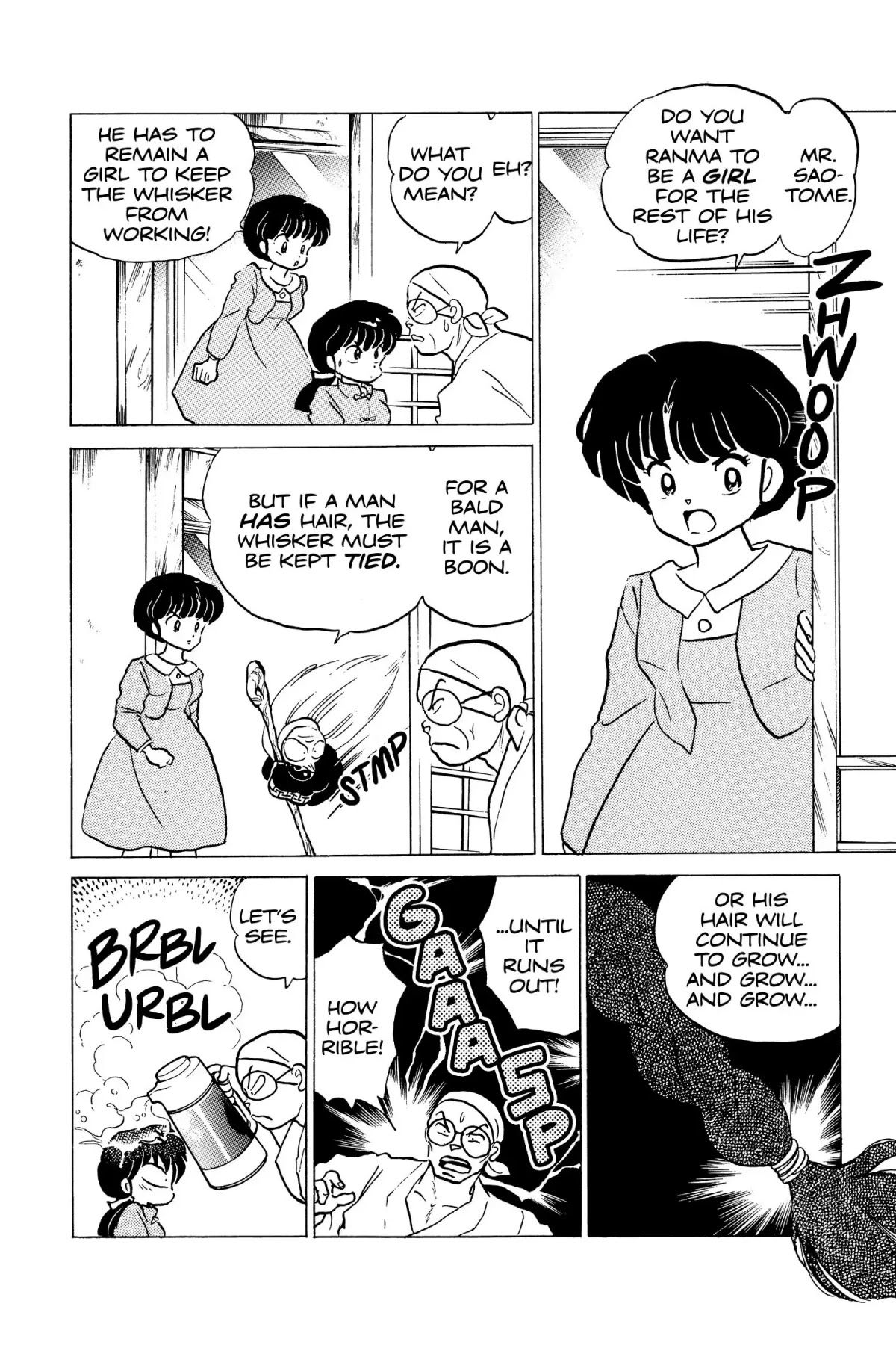Ranma 1/2 Chapter 157 page 4 - Chapter 157: Hair Raising