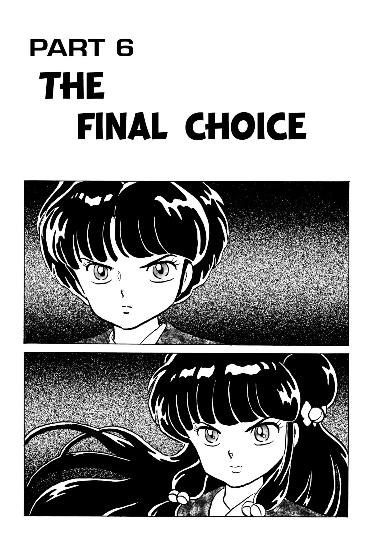 Ranma 1/2 Chapter 163 page 1 - Chapter 163: The Final Choice