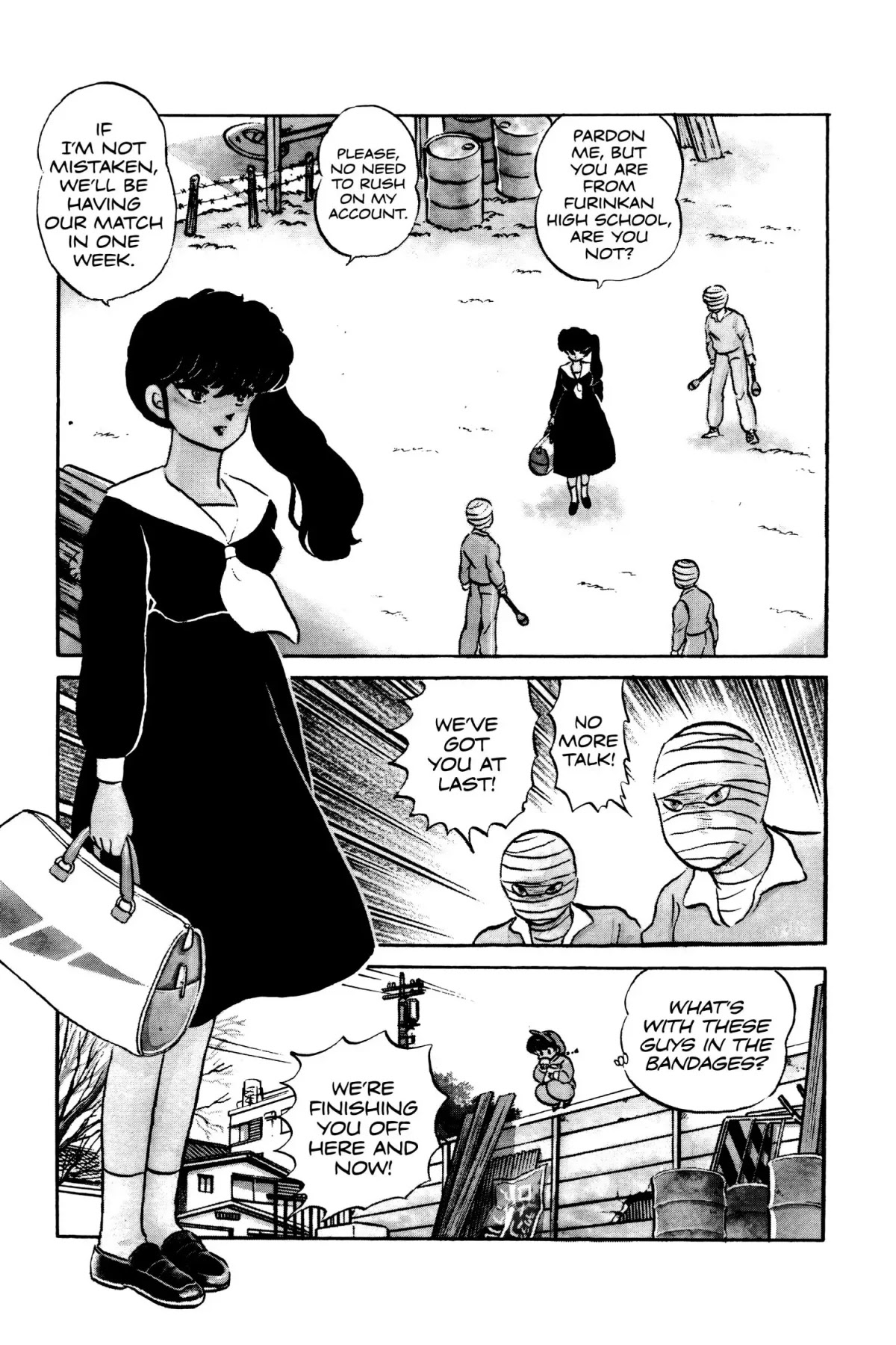Ranma 1/2 Chapter 17 page 3 - Chapter 17: Kodachi, the Black Rose