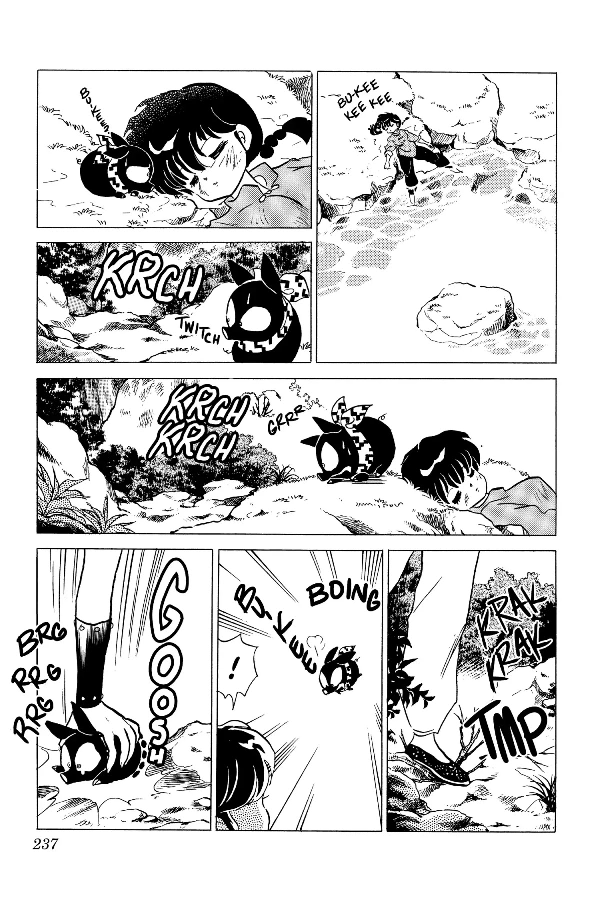 Ranma 1/2 Chapter 183 page 7 - Chapter 183: S.W.A.T. (Save Widdle Akane Team)