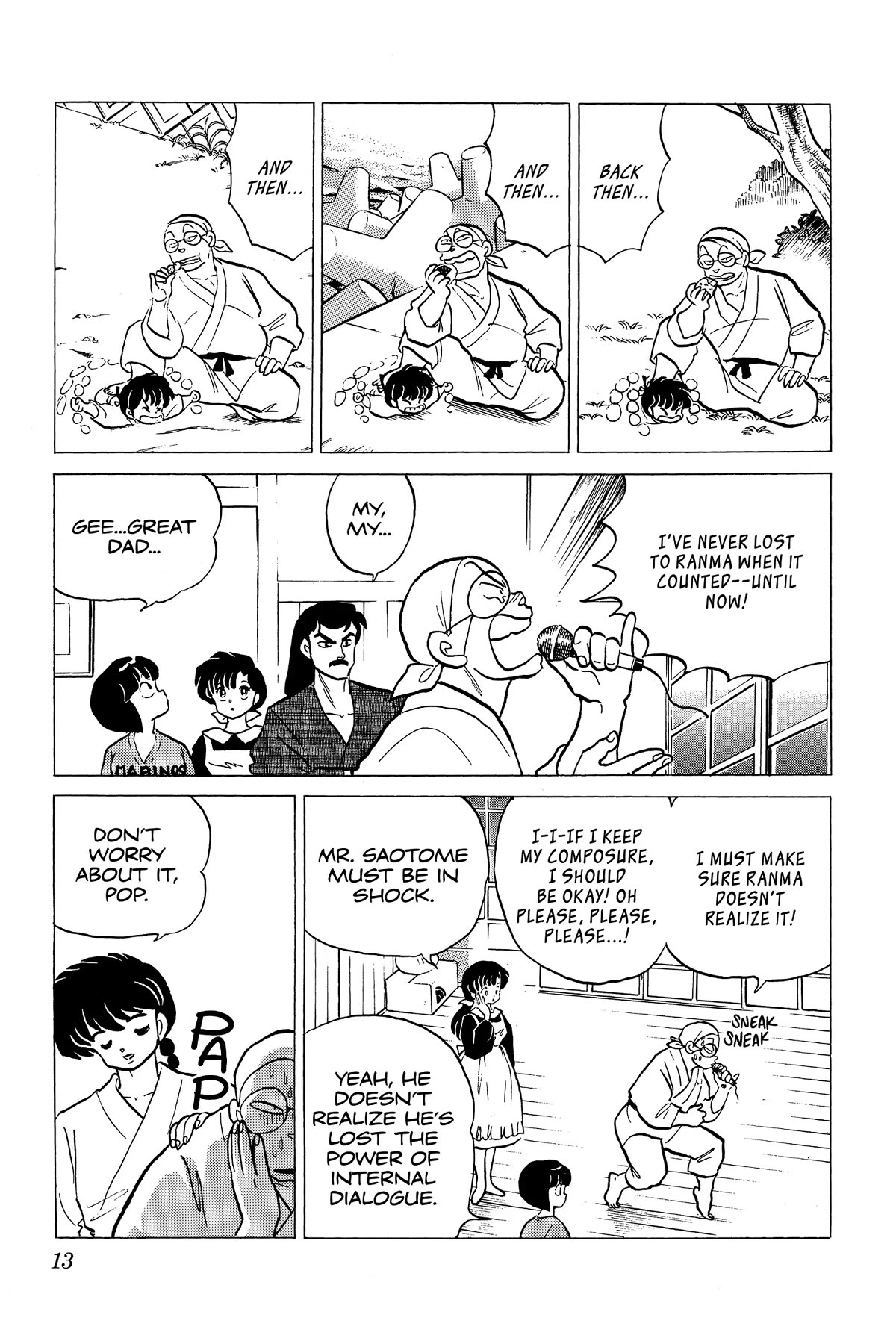 Ranma 1/2 Chapter 213 page 13 - Chapter 213: When Daddy was Strong