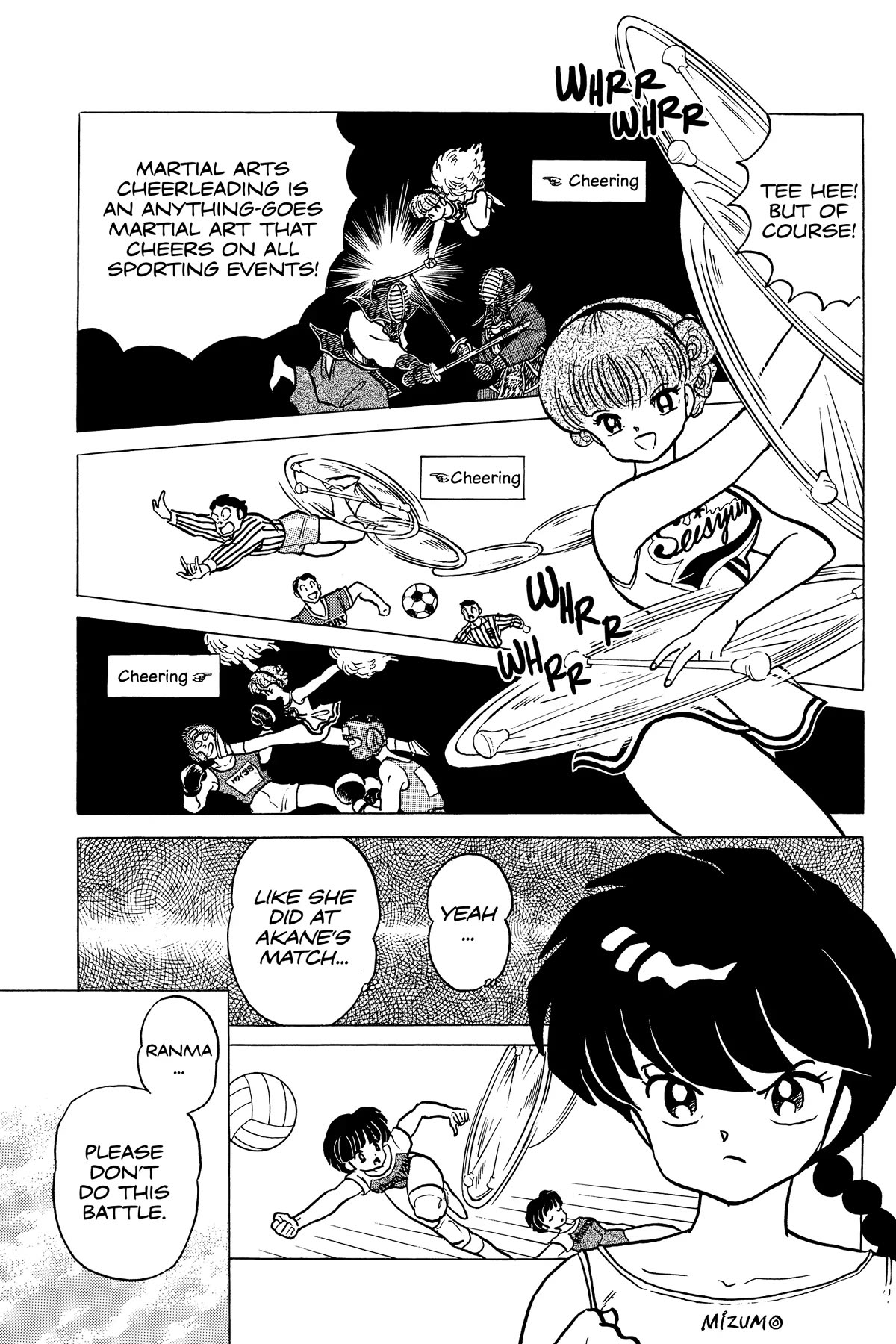 Ranma 1/2 Chapter 220 page 9 - Chapter 220: Cheerleading for Love