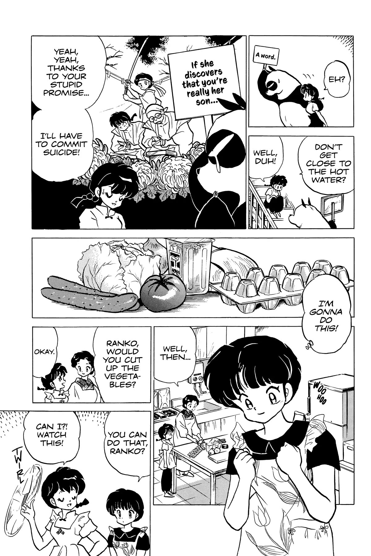 Ranma 1/2 Chapter 241 page 7 - Chapter 241: The Violence of Cooking