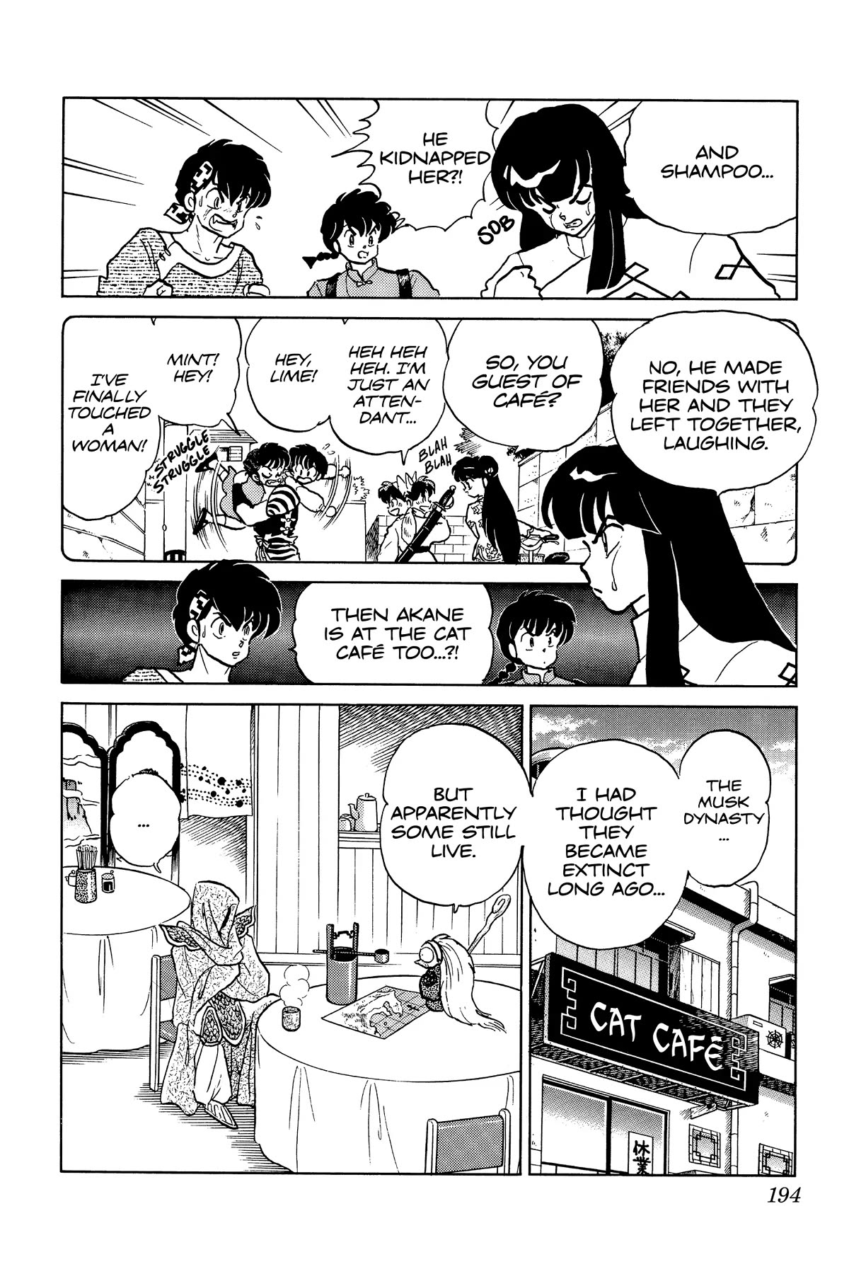 Ranma 1/2 Chapter 246 page 12 - Chapter 246: The Guest at the Cat Café