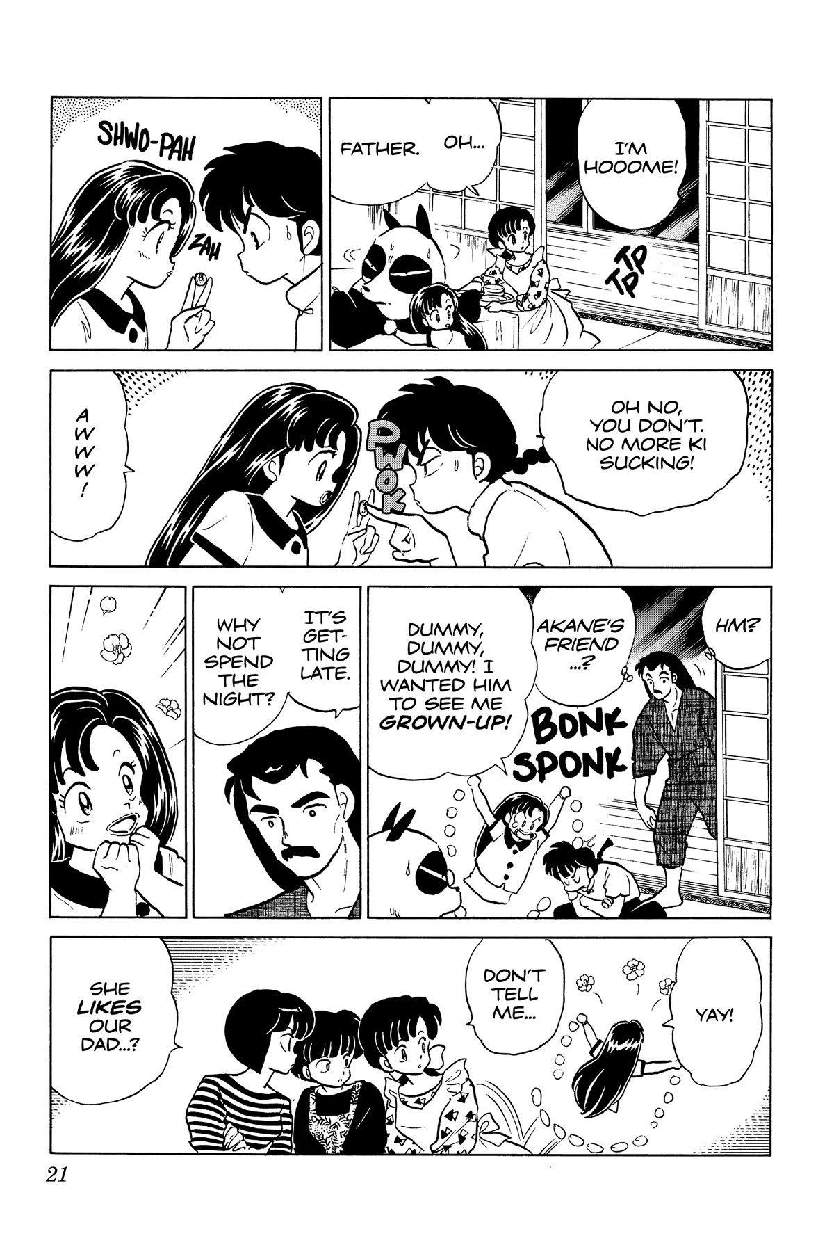 Ranma 1/2 Chapter 279 page 21 - Chapter 279: Danger: Home Visit Ahead!