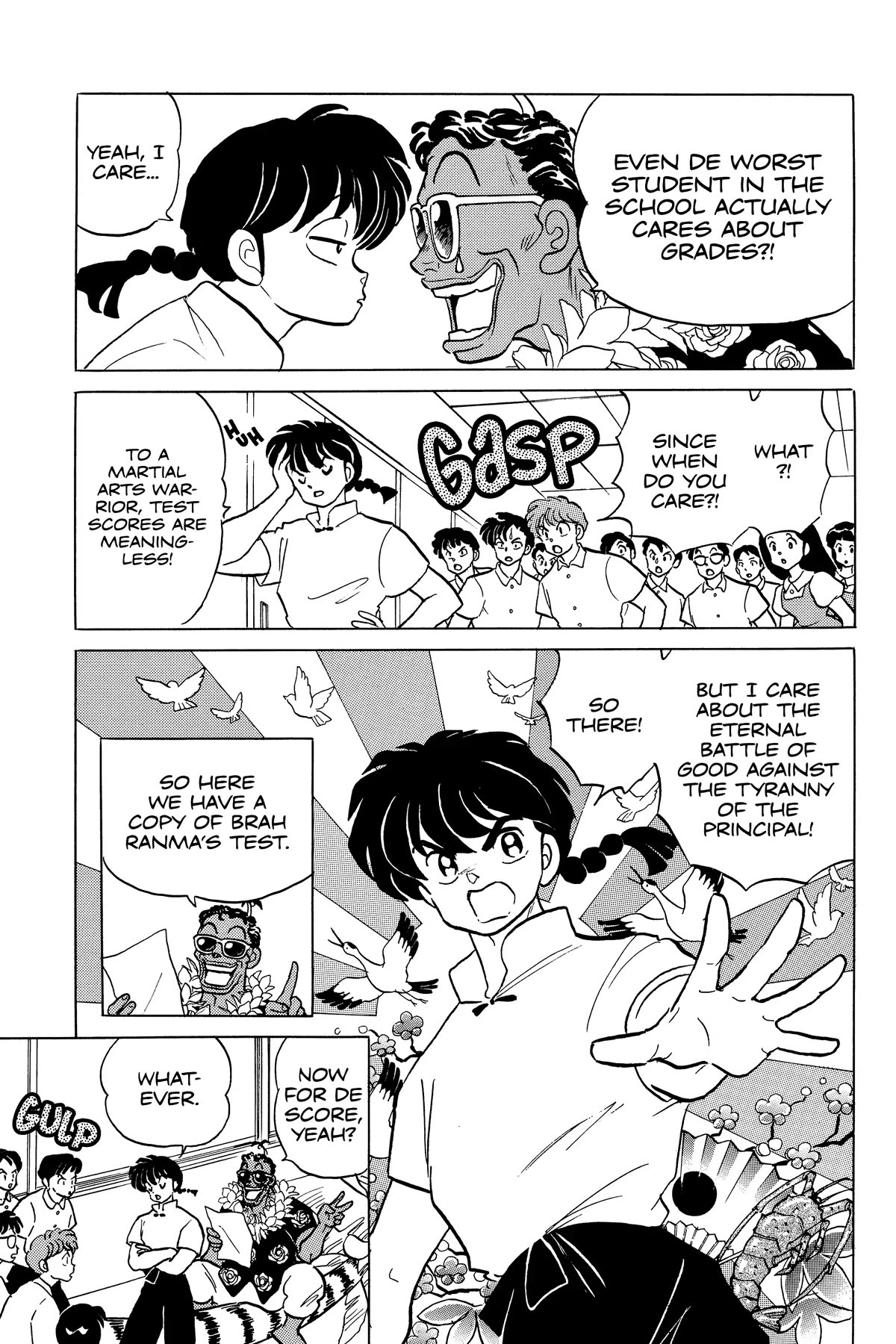 Ranma 1/2 Chapter 289 page 9 - Chapter 289: Give Back the Tests!!