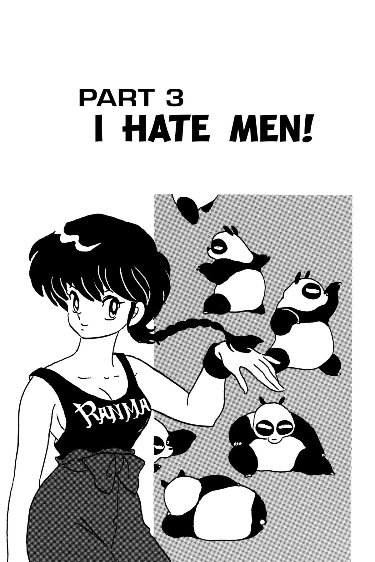 Ranma 1/2 Chapter 3 page 1 - Chapter 3: I Hate Men!