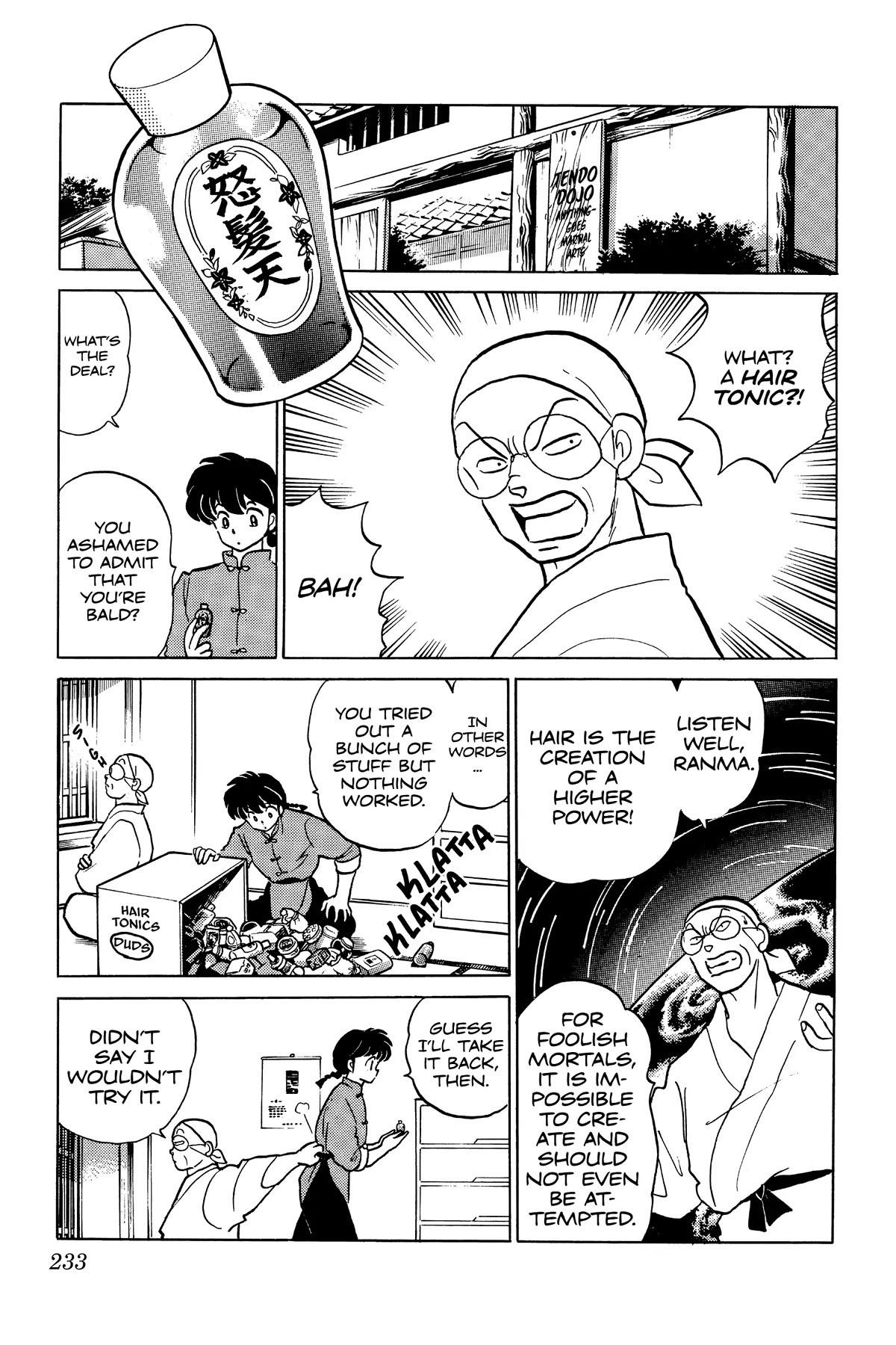 Ranma 1/2 Chapter 315 page 3 - Chapter 315: Experimental Herb, Towering Hair