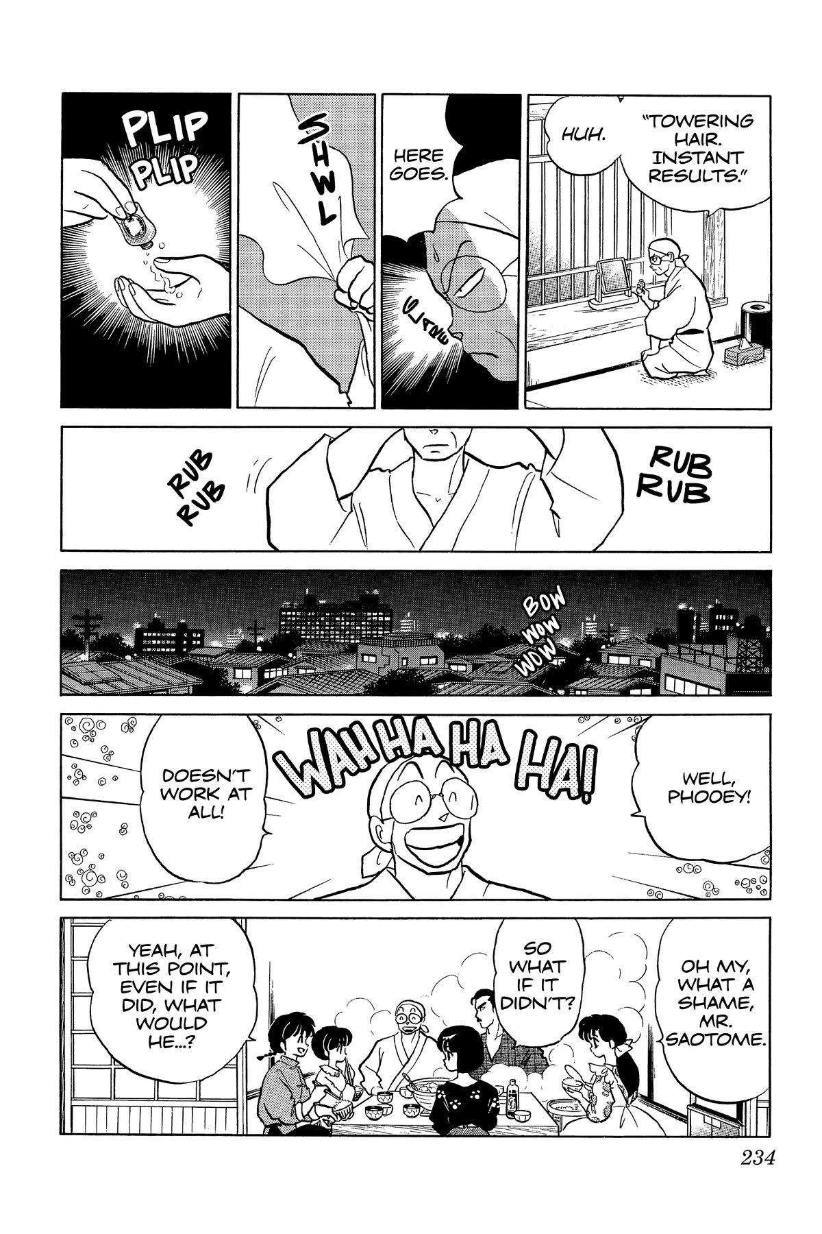 Ranma 1/2 Chapter 315 page 4 - Chapter 315: Experimental Herb, Towering Hair