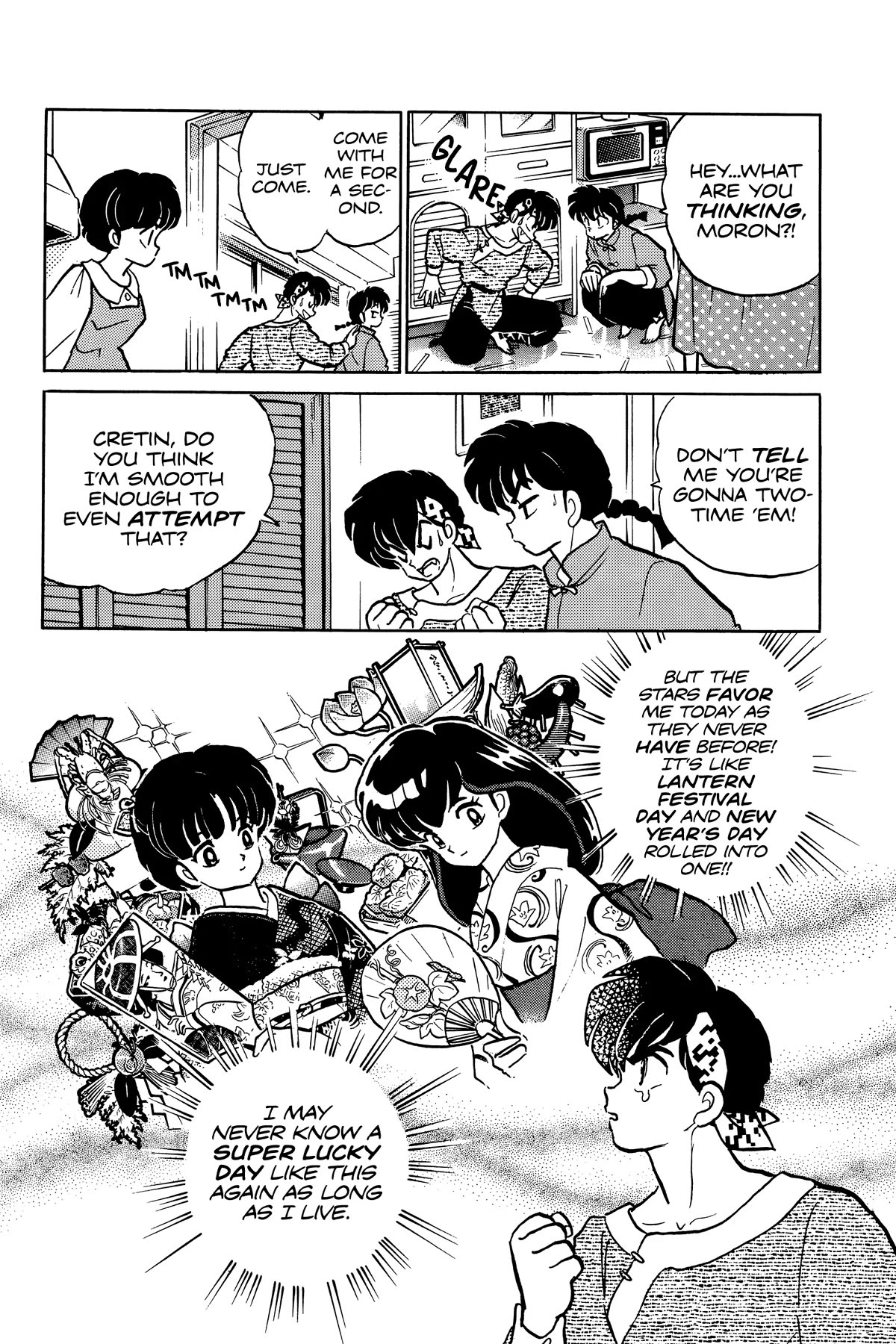 Ranma 1/2 Chapter 326 page 14 - Chapter 326: Lucky Day... My Family's Away!