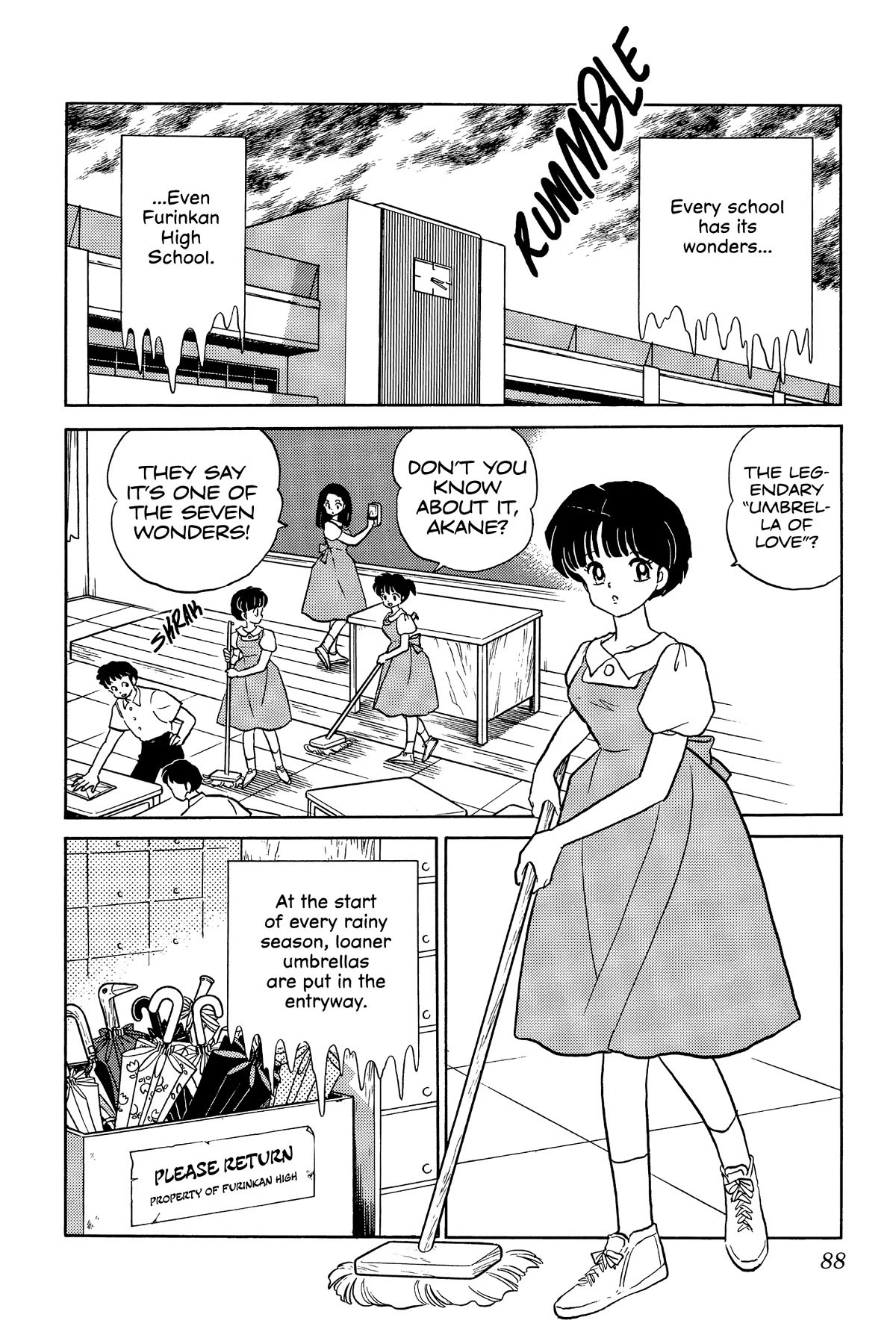 Ranma 1/2 Chapter 328 page 2 - Chapter 328: The Umbrella of Love
