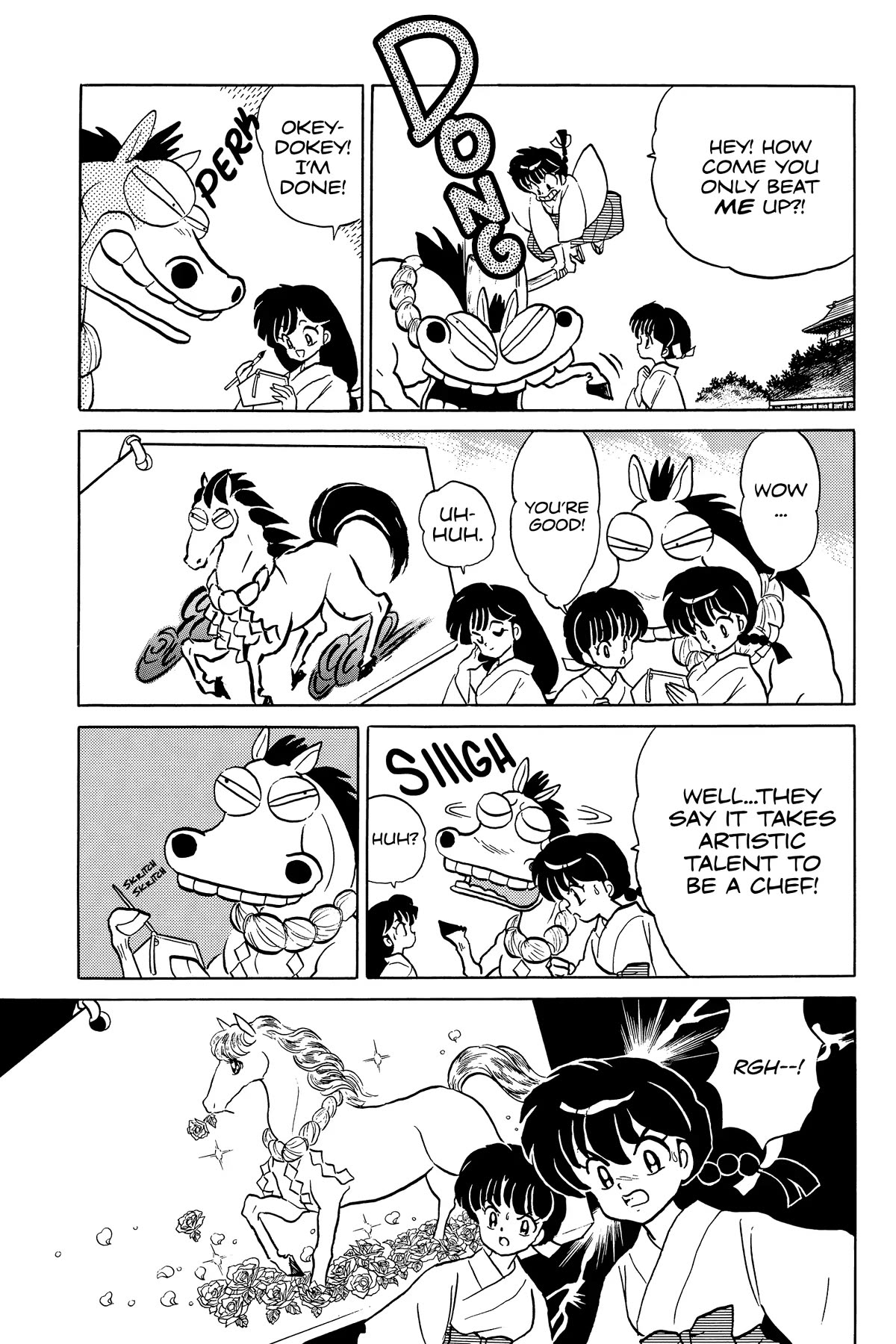 Ranma 1/2 Chapter 352 page 13 - Chapter 352: Drawn-and-Quartered Horse